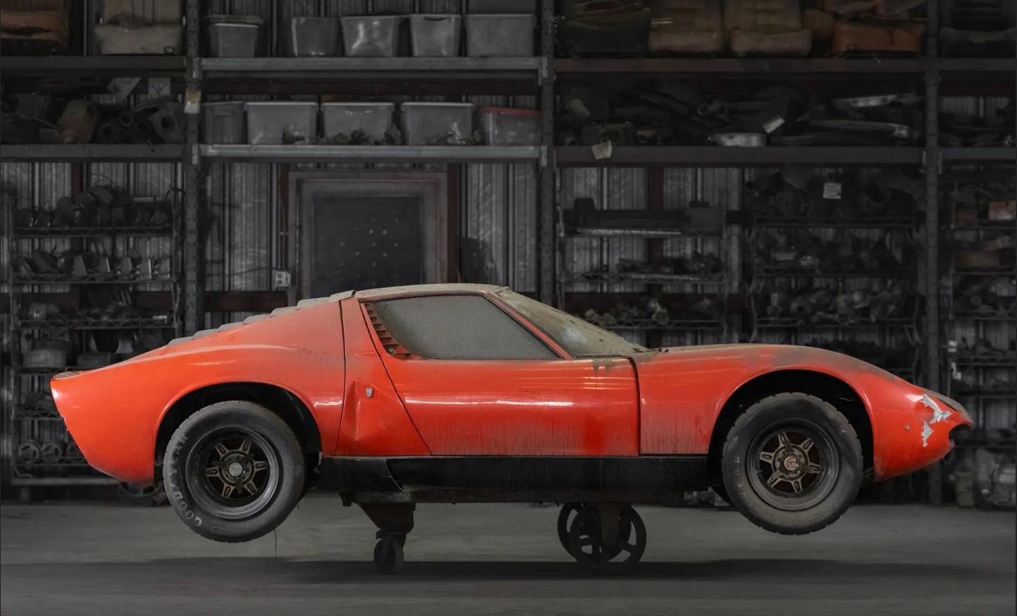 An Extremely Rare Historic Discovery: The Unveiling Of 3 Unrestored Lamborghini Miuras Worth Over 2 Million From A Junkyard! 3 3 unrestored lamborghini miuras