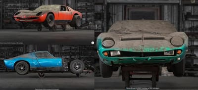 An Extremely Rare Historic Discovery: The Unveiling Of 3 Unrestored Lamborghini Miuras Worth Over 2 Million From A Junkyard! 2 Untitled 1
