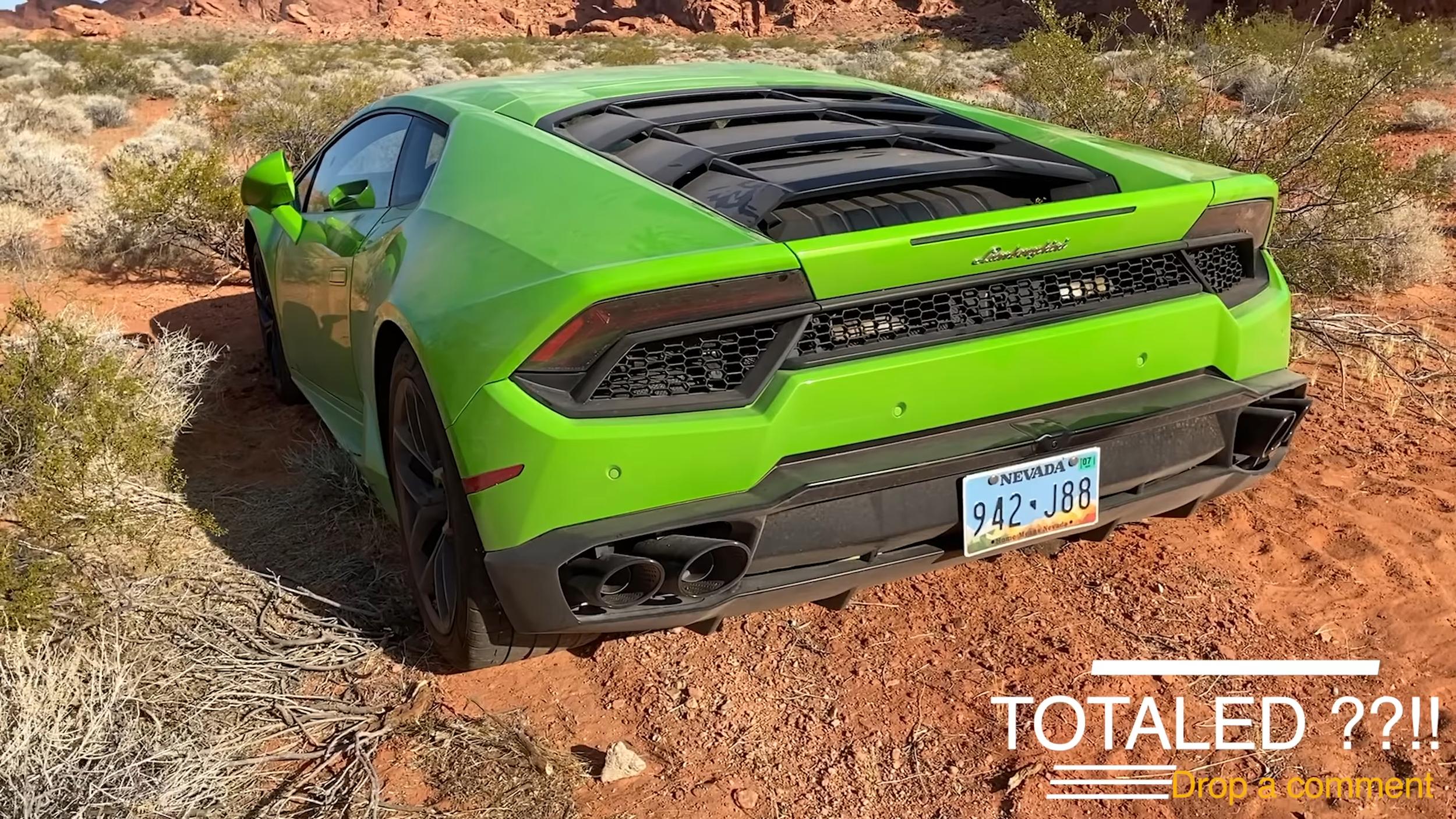 The Mystery Of The Totaled Lamborghini Huracán Abandoned In The Desert Finally Solved! 7 Lamborghini huracán abandoned in the desert