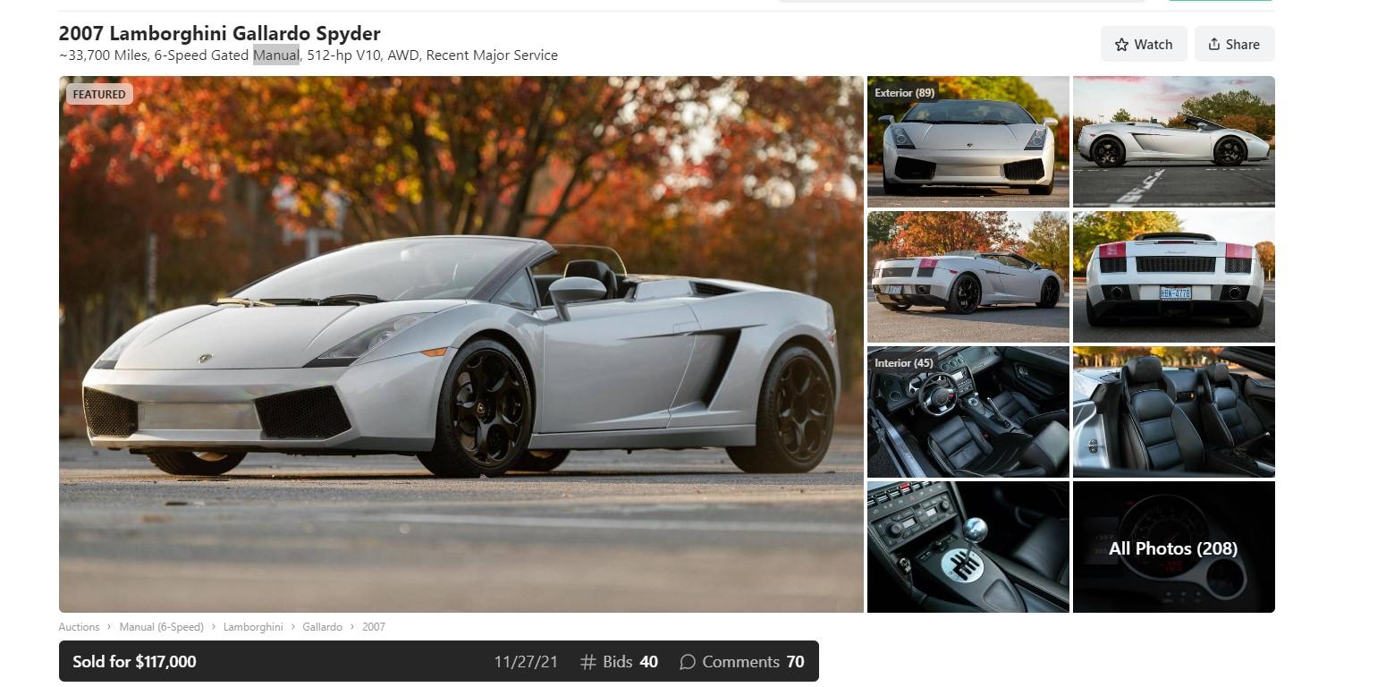 The Latest Trends In Lamborghini Gallardo Prices: Is The &Quot;Baby Lambo&Quot; A Smart Buy Post-Temerario Launch In 2024? 21 Gated manual
