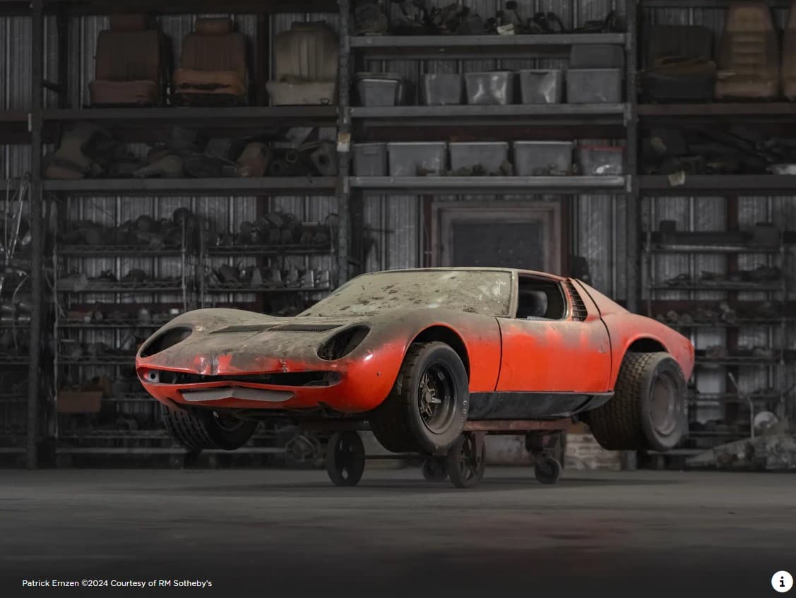 An Extremely Rare Historic Discovery: The Unveiling Of 3 Unrestored Lamborghini Miuras Worth Over 2 Million From A Junkyard! 5 Redfdit community 2
