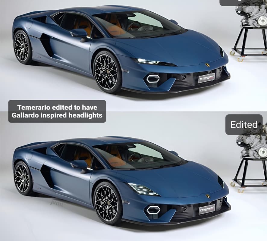 Revamping The Lamborghini Temerario Headlamps: A Bold Fusion Of Gallardo Inspiration And Iconic Design Elements 3 Lamborghini temerario headlamps