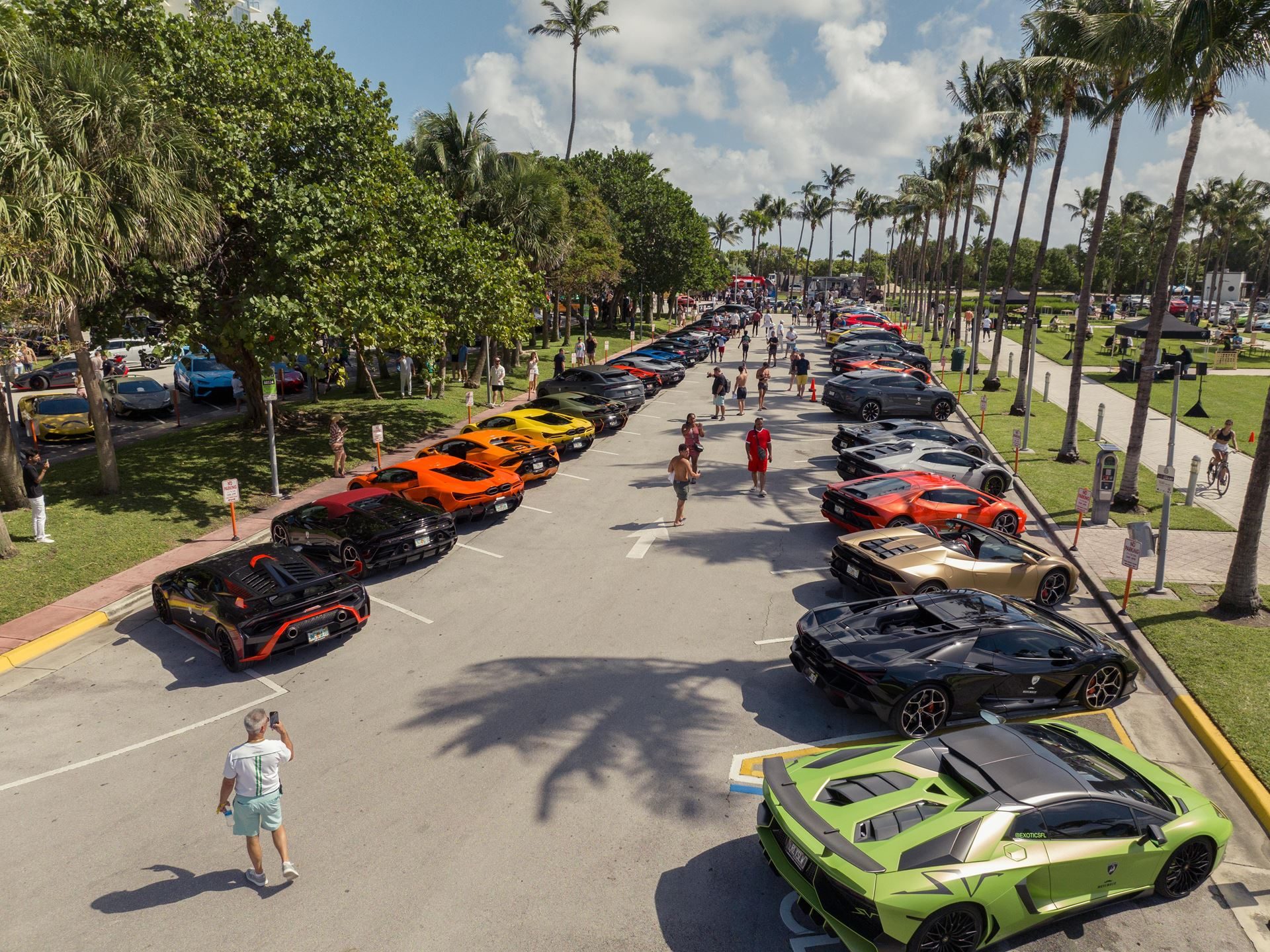 150 Mustache-Clad Lamborghinis Hit Miami As Movember Campaign Enters Year Four 31 Lamborghini movember 2024 miami bull run draft 12bf0706 event 010