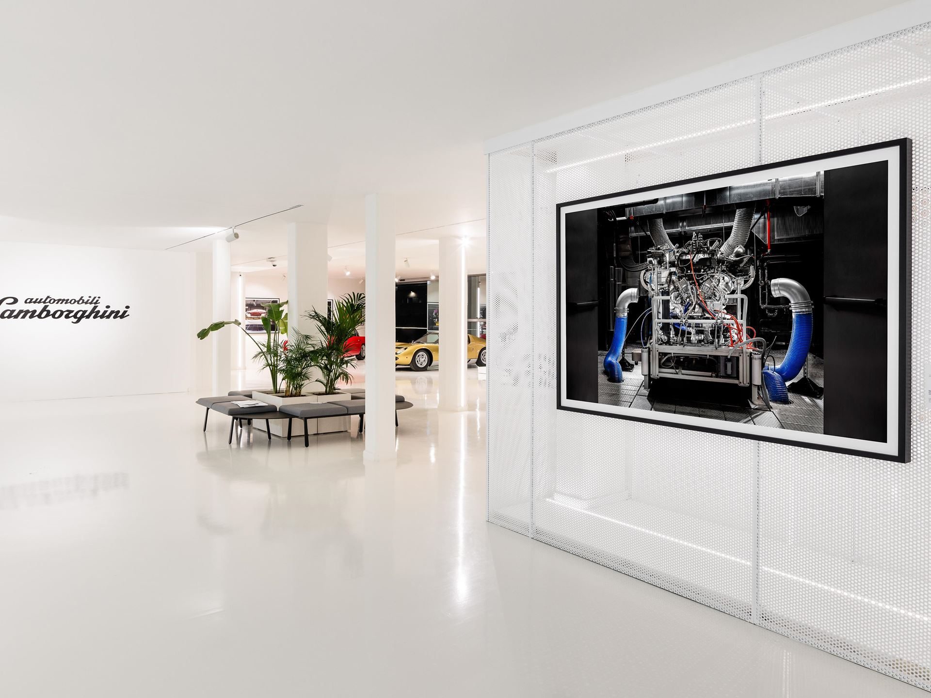 Lamborghini'S Museum Turns Its Own Factory Into Fine Art With Lucrezia Roda'S 'The Industrial Perspective' 23 Lamborghini museum industrial perspective rod draft 55045e50 event 007