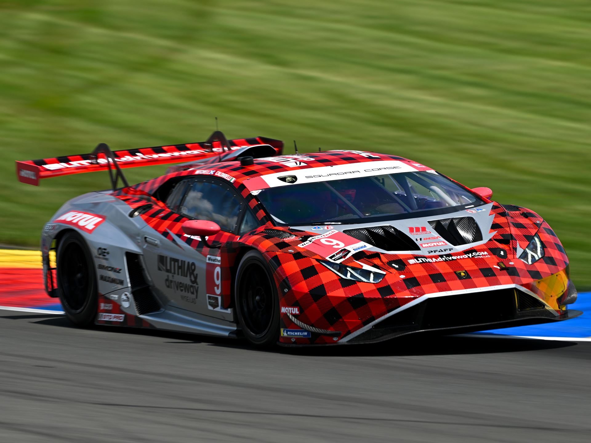 Lamborghini Sc63 Returns To Its Breakthrough Circuit At Indianapolis, Carrying Watkins Glen Momentum 11 Lamborghini sc63 indianapolis imsa 2025 draft 8d5b1eb3 action 005