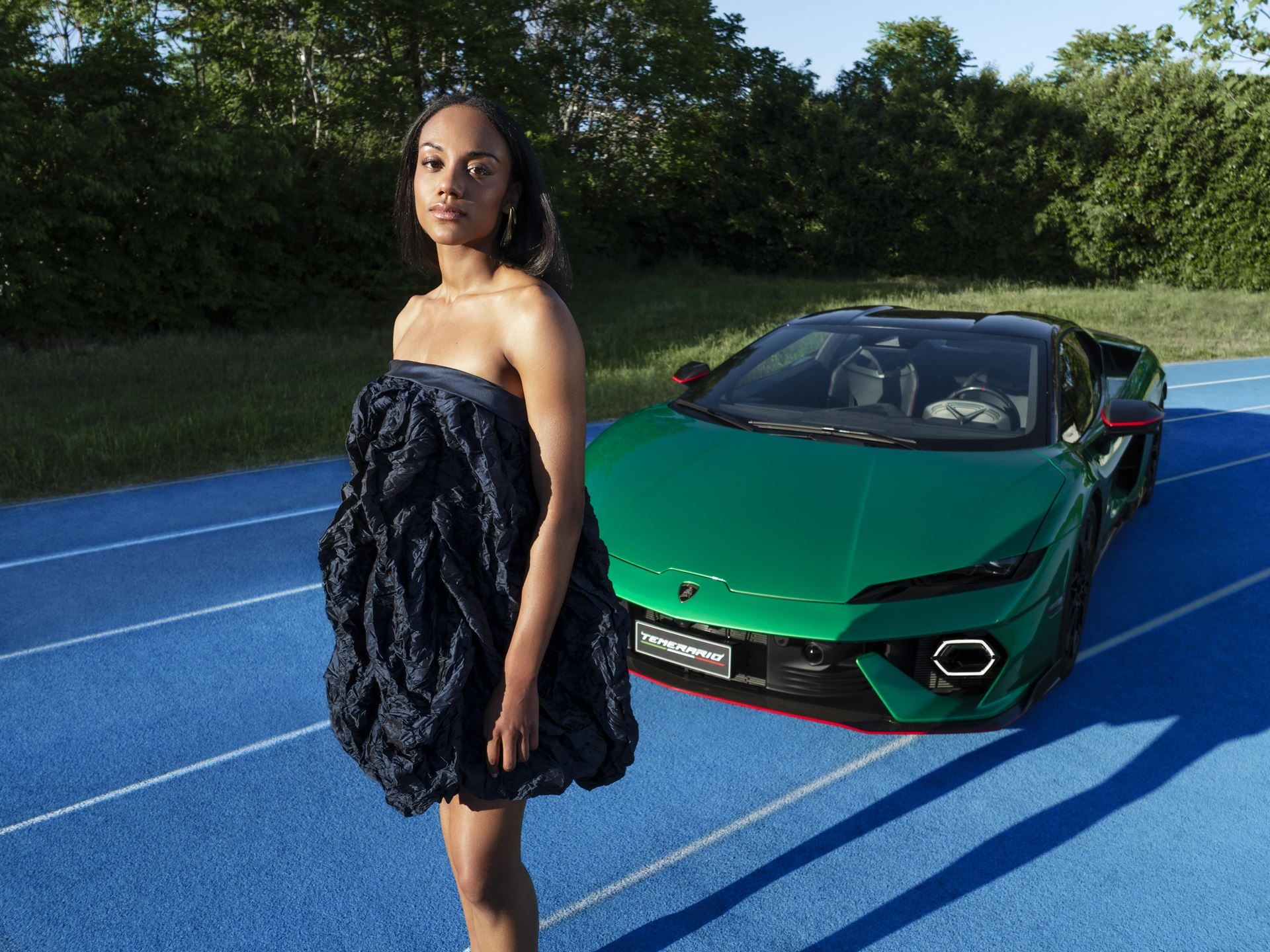 Lamborghini'S Temerario Campaign With Larissa Iapichino Sells The Physics Of The Split Second 15 Lamborghini temerario 10000 rpm hybrid superc draft a804f895 lifestyle 007