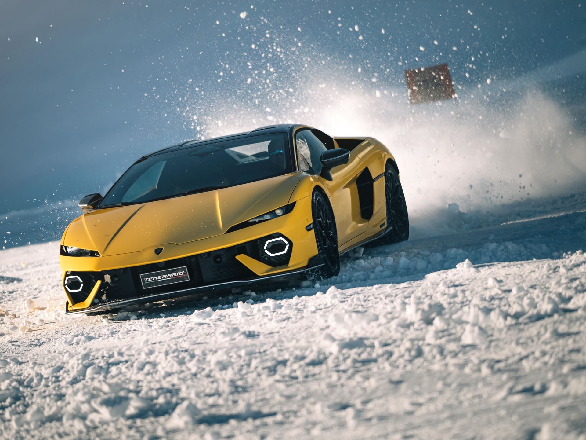 Lamborghini'S Temerario Drifts On Alpine Ice, Proving Its Hybrid System Works Where Grip Doesn'T 17 Lamborghini temerario hybrid drift alpine sno draft 3591d082 action 008