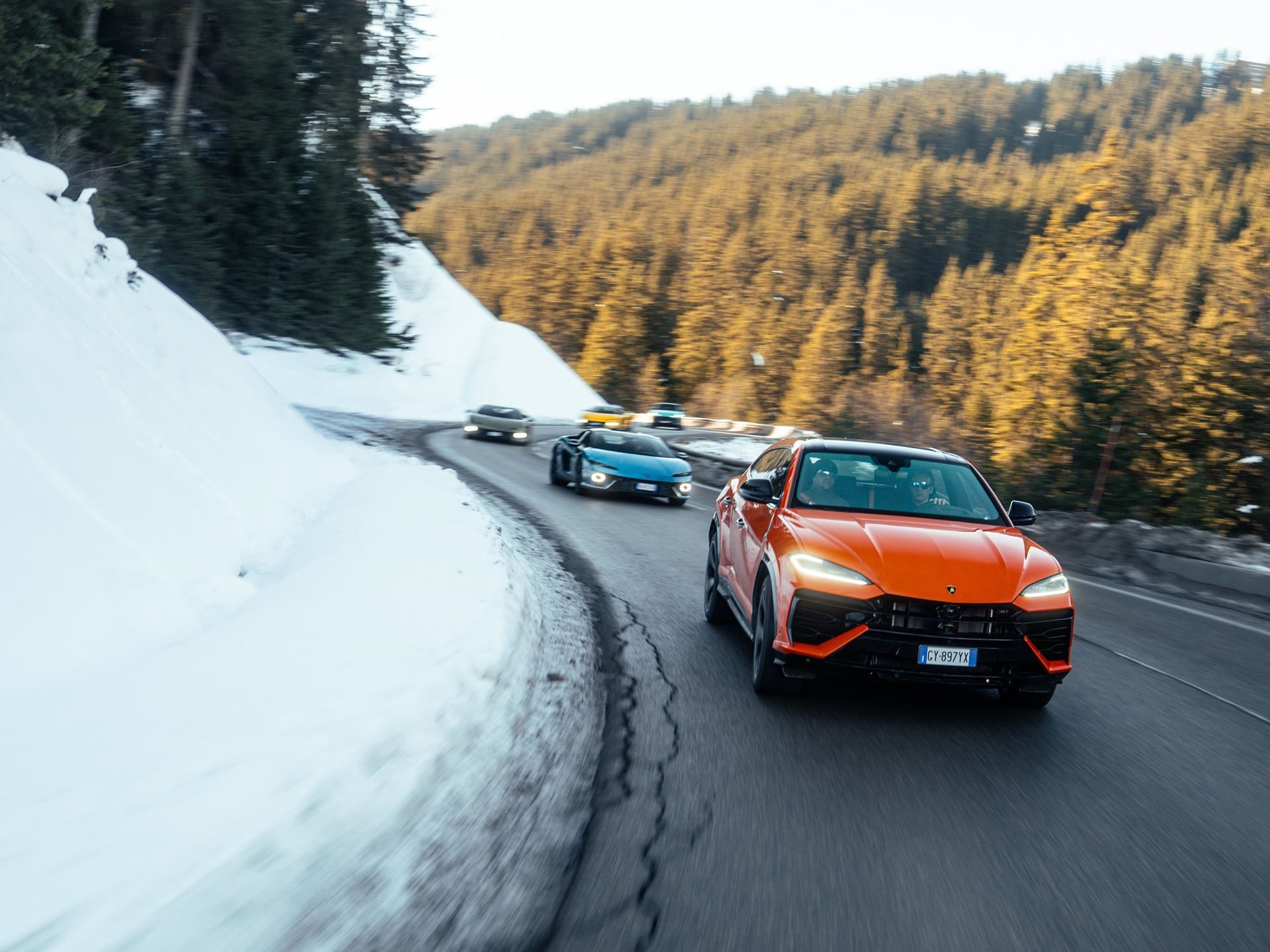 Lamborghini'S Temerario Drifts On Alpine Ice, Proving Its Hybrid System Works Where Grip Doesn'T 25 Lamborghini temerario hybrid drift alpine sno draft 3591d082 action 012
