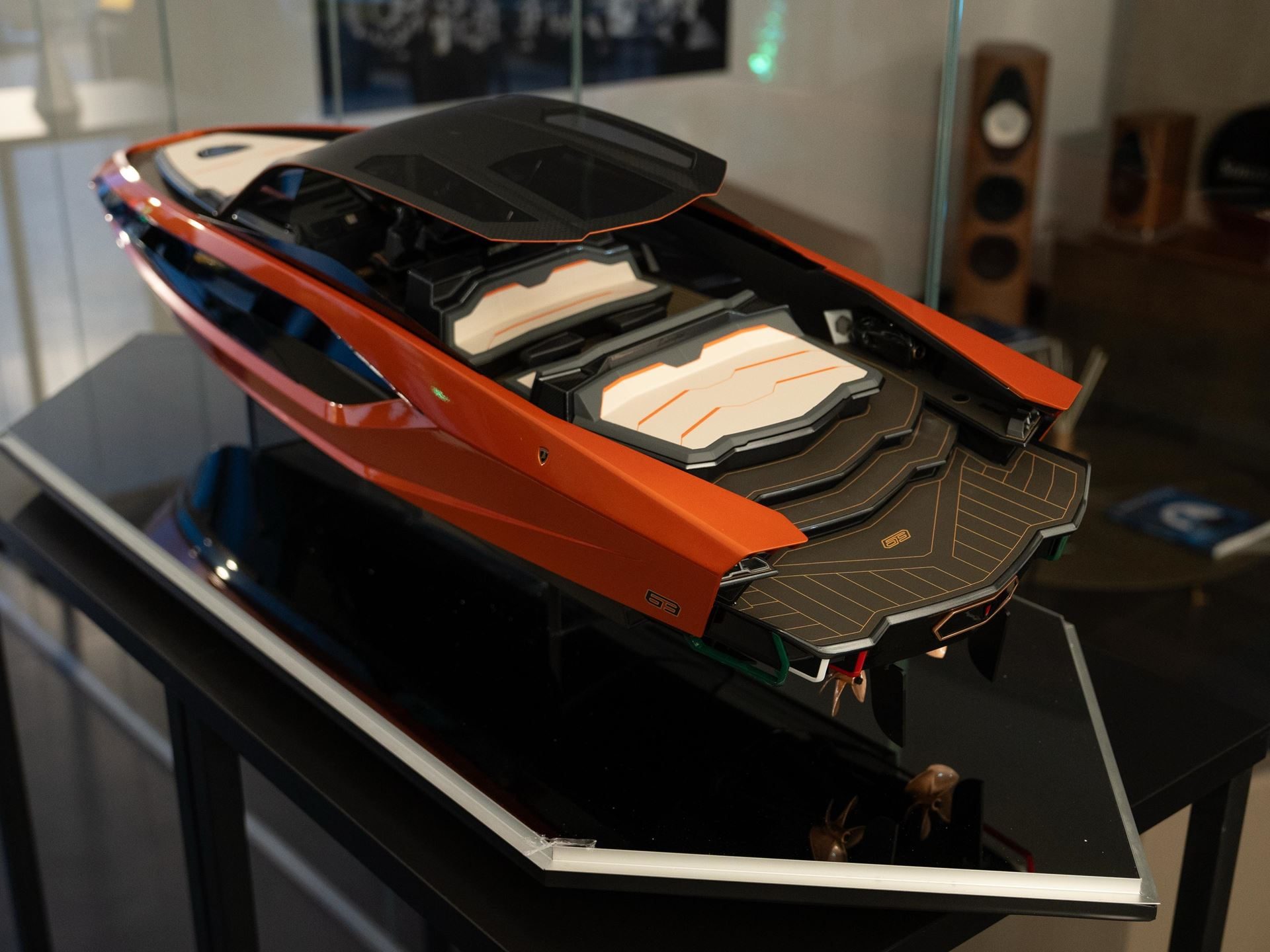 Lamborghini'S Seventh Italian Showroom Opens In Turin With 1,400 Square Meters And A 10,000-Rpm Centerpiece 23 Lamborghini turin showroom opening draft 8a0efeff detail 011