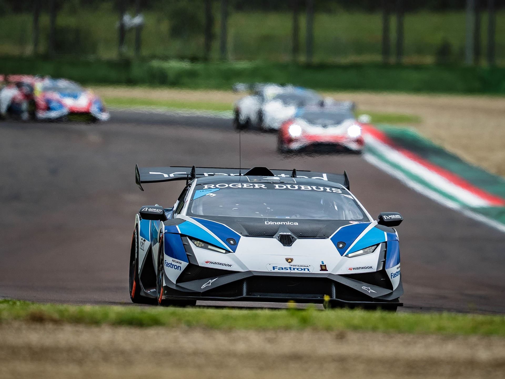 Oregon team imola double win super trofeo action 007