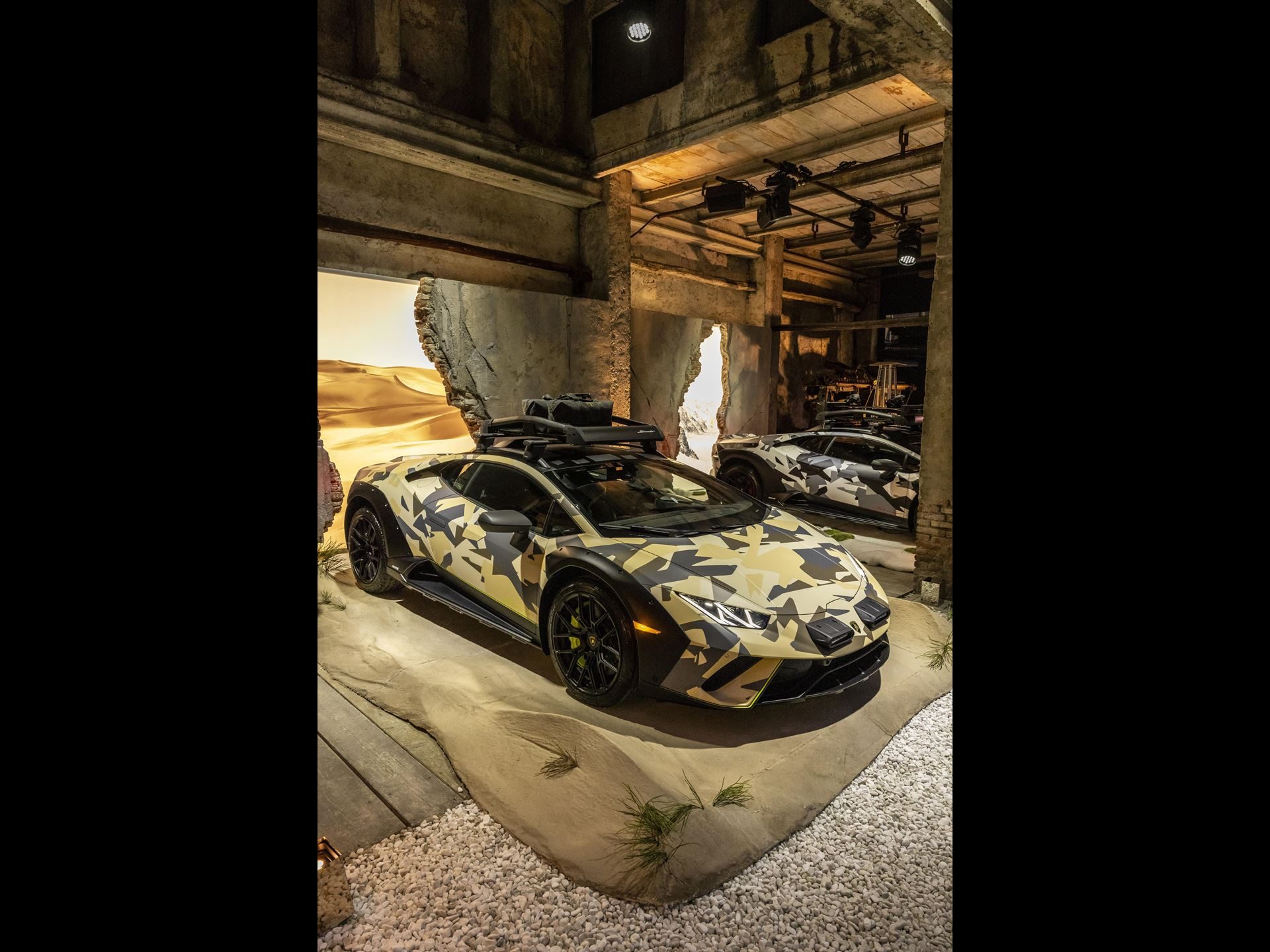 Twelve Camouflaged Sterrattos, A Michelin-Starred Dinner, And Tod'S Loafers: Inside Lamborghini'S Milan Design Week Power Play 29 Huracan sterrato all terrain milan design wee draft 751c0139 exterior 014