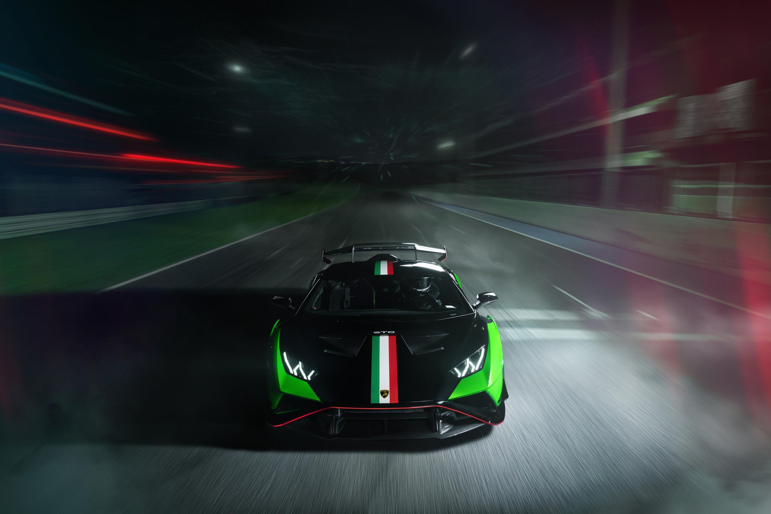 Squadra Corse'S First Road-Car Performance Kit Turns The Huracán Sto Into A Factory-Built Track Weapon 19 Huracan sto sc 10 anniversario squadra corse draft 2b5dadd7 action 009 scaled