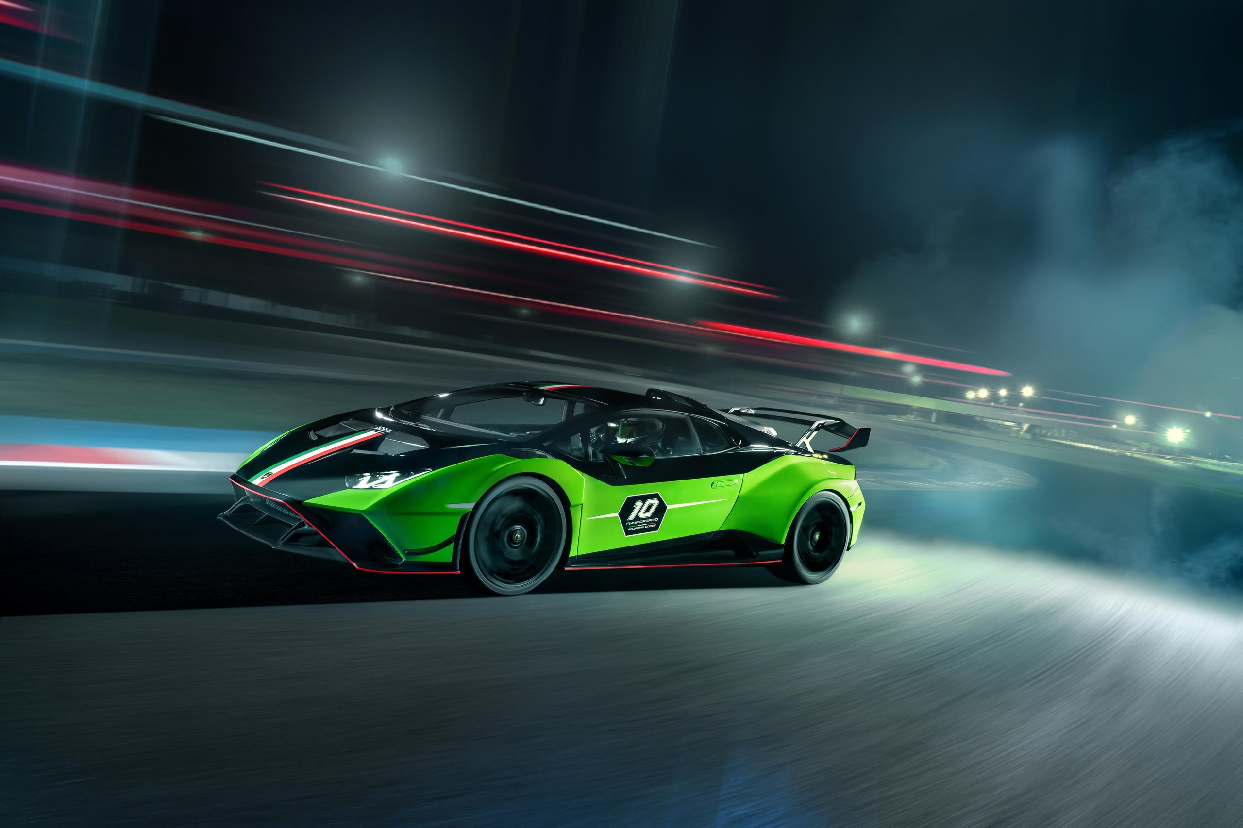 Squadra Corse'S First Road-Car Performance Kit Turns The Huracán Sto Into A Factory-Built Track Weapon 23 Huracan sto sc 10 anniversario squadra corse draft 2b5dadd7 action 011 scaled