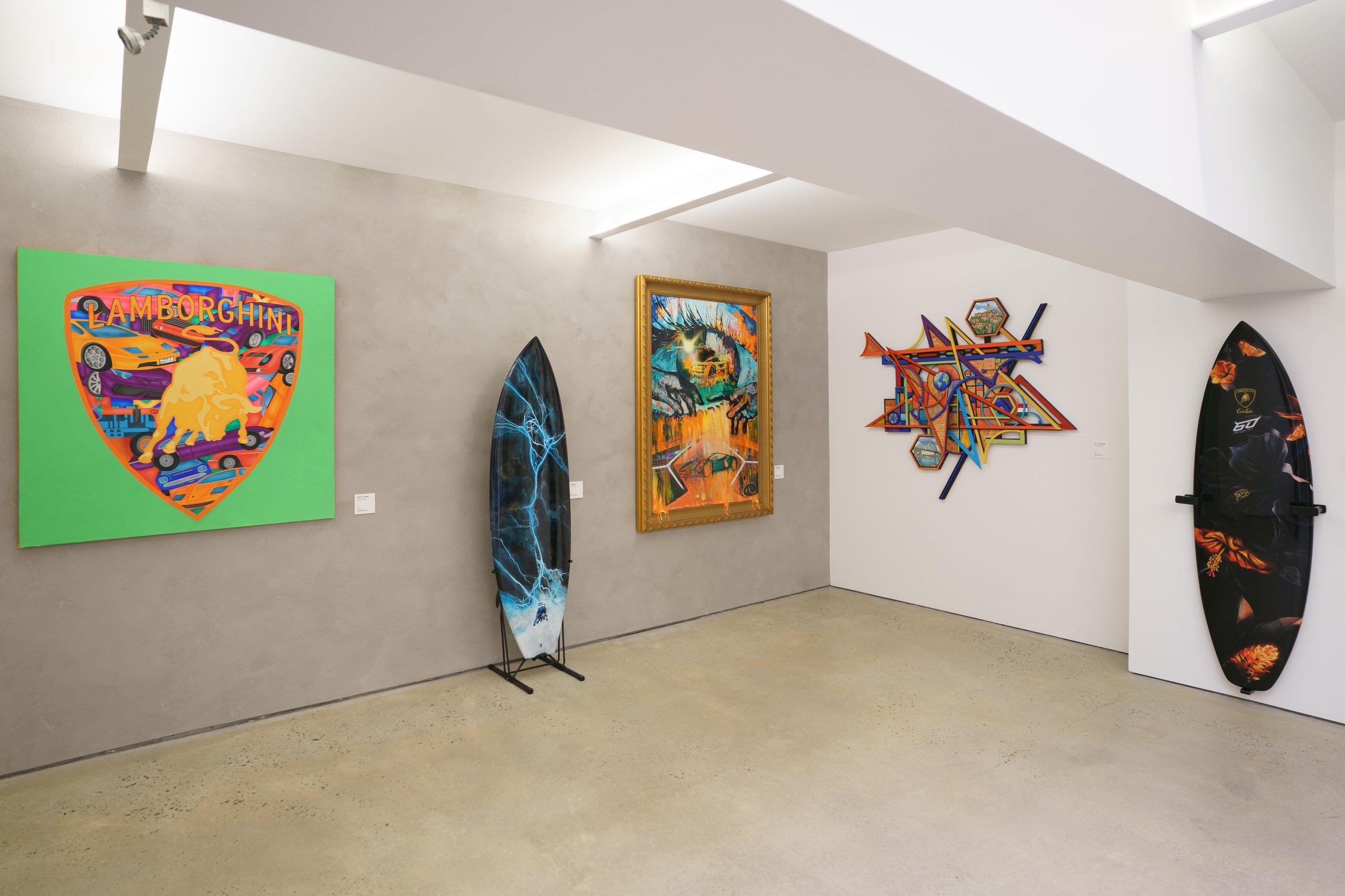 Why Lamborghini Opened Its Private Nyc Lounge To The Public For The First Time 19 Lamborghini 60th anniversary nyc lounge art draft 4496e5df event 009 scaled