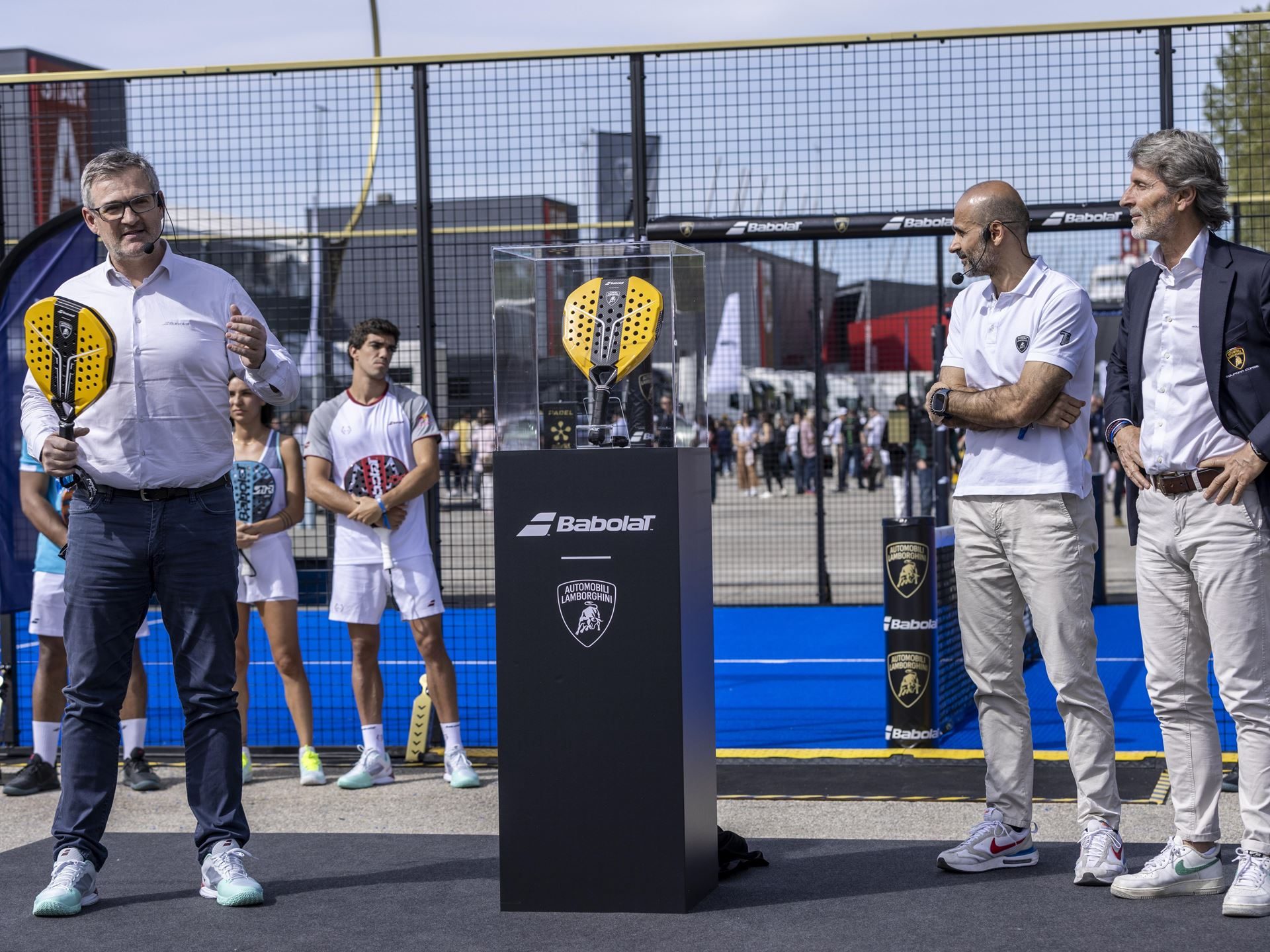 Lamborghini Builds 50 Padel Racquets In Its Supercar Factory, And That'S The Point 13 Lamborghini babolat bl001 padel racquet draft 042527fb event 006