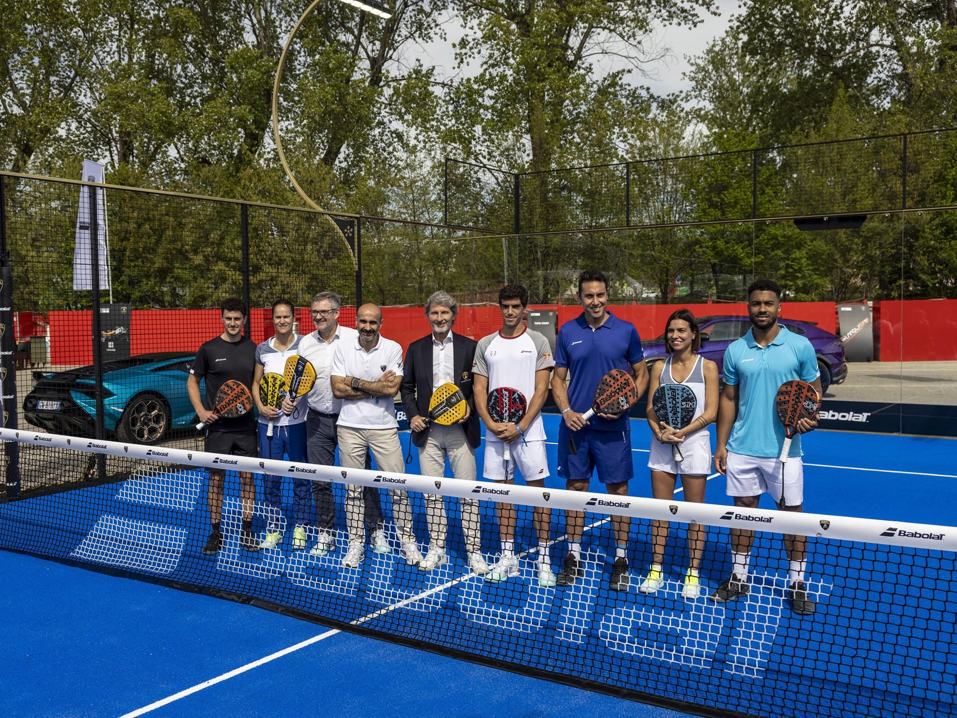 Lamborghini Builds 50 Padel Racquets In Its Supercar Factory, And That'S The Point 19 Lamborghini babolat bl001 padel racquet draft 042527fb event 009