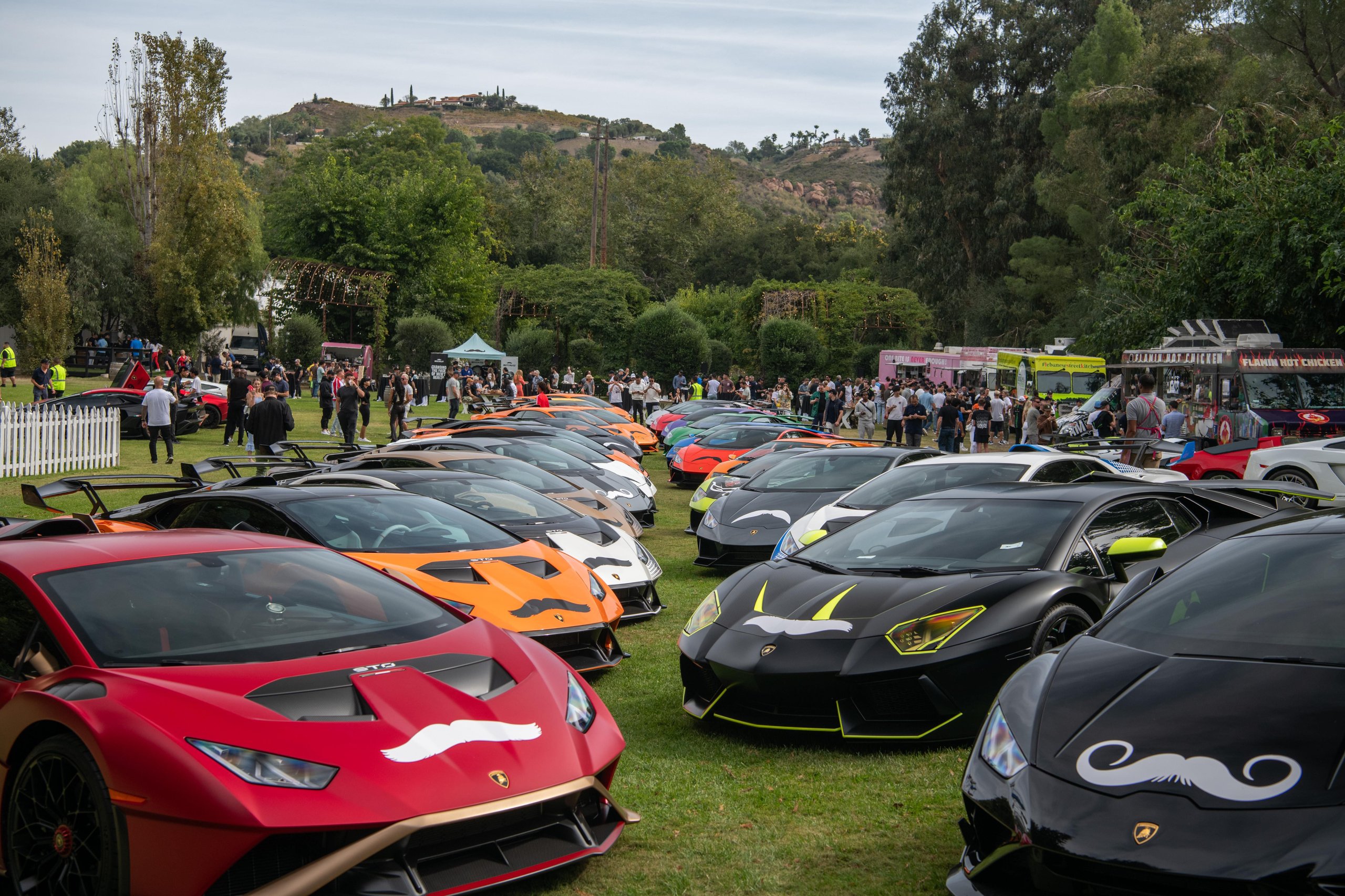 200 Mustache-Wearing Lamborghinis Took Over Malibu, And The Ceo Was Leading The Pack 17 Lamborghini bull run movember 2023 draft 9558d24a event 008 scaled