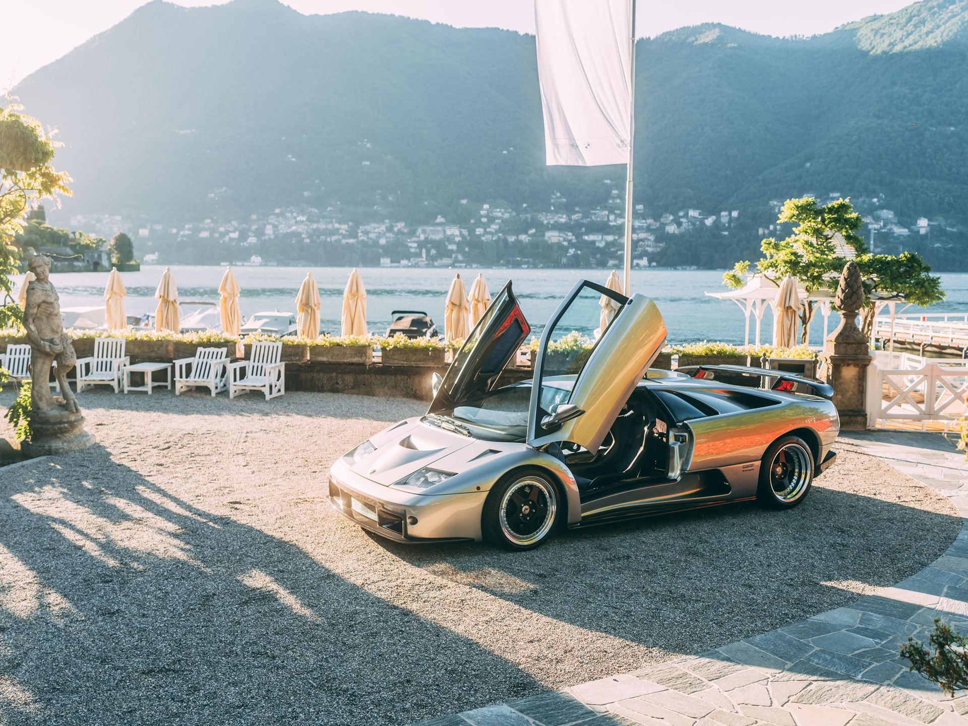 Two Trophies, Four V12S: Lamborghini'S Strongest Villa D'Este Showing In Years 15 Lamborghini classics villa deste 2024 trophie draft a11db044 exterior 007