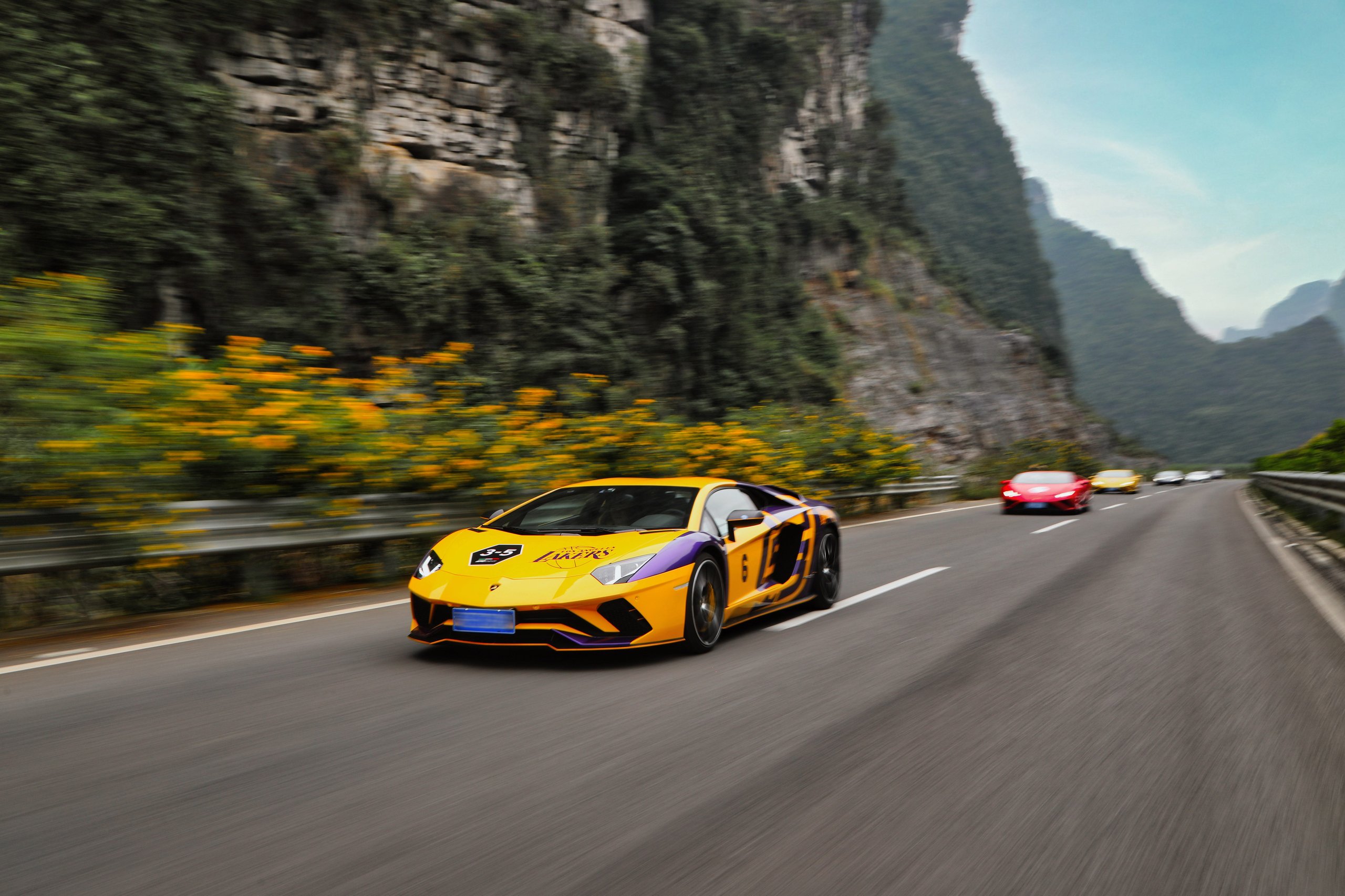 1,100 Kilometers Through Karst Country: How Lamborghini Turned Southern China Into A Rolling Showroom 15 Lamborghini esperienza giro china 2022 record draft 2434a262 action 007 scaled