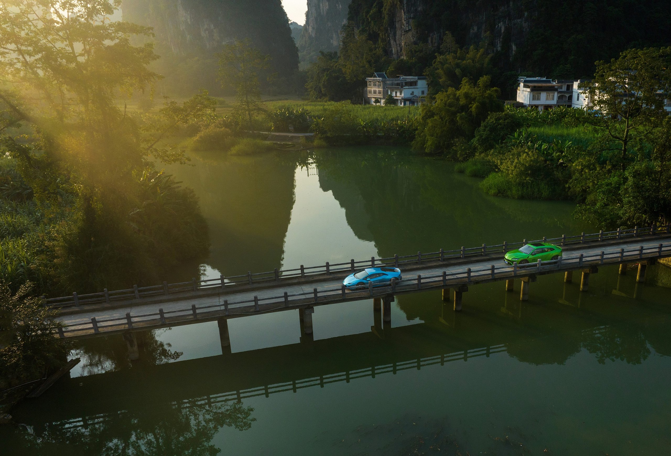 1,100 Kilometers Through Karst Country: How Lamborghini Turned Southern China Into A Rolling Showroom 19 Lamborghini esperienza giro china 2022 record draft 2434a262 action 009 scaled