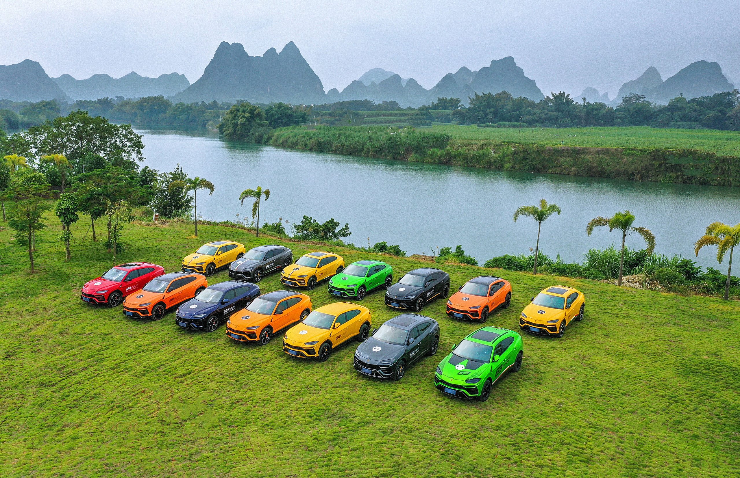 1,100 Kilometers Through Karst Country: How Lamborghini Turned Southern China Into A Rolling Showroom 17 Lamborghini esperienza giro china 2022 record draft 2434a262 event 008 scaled