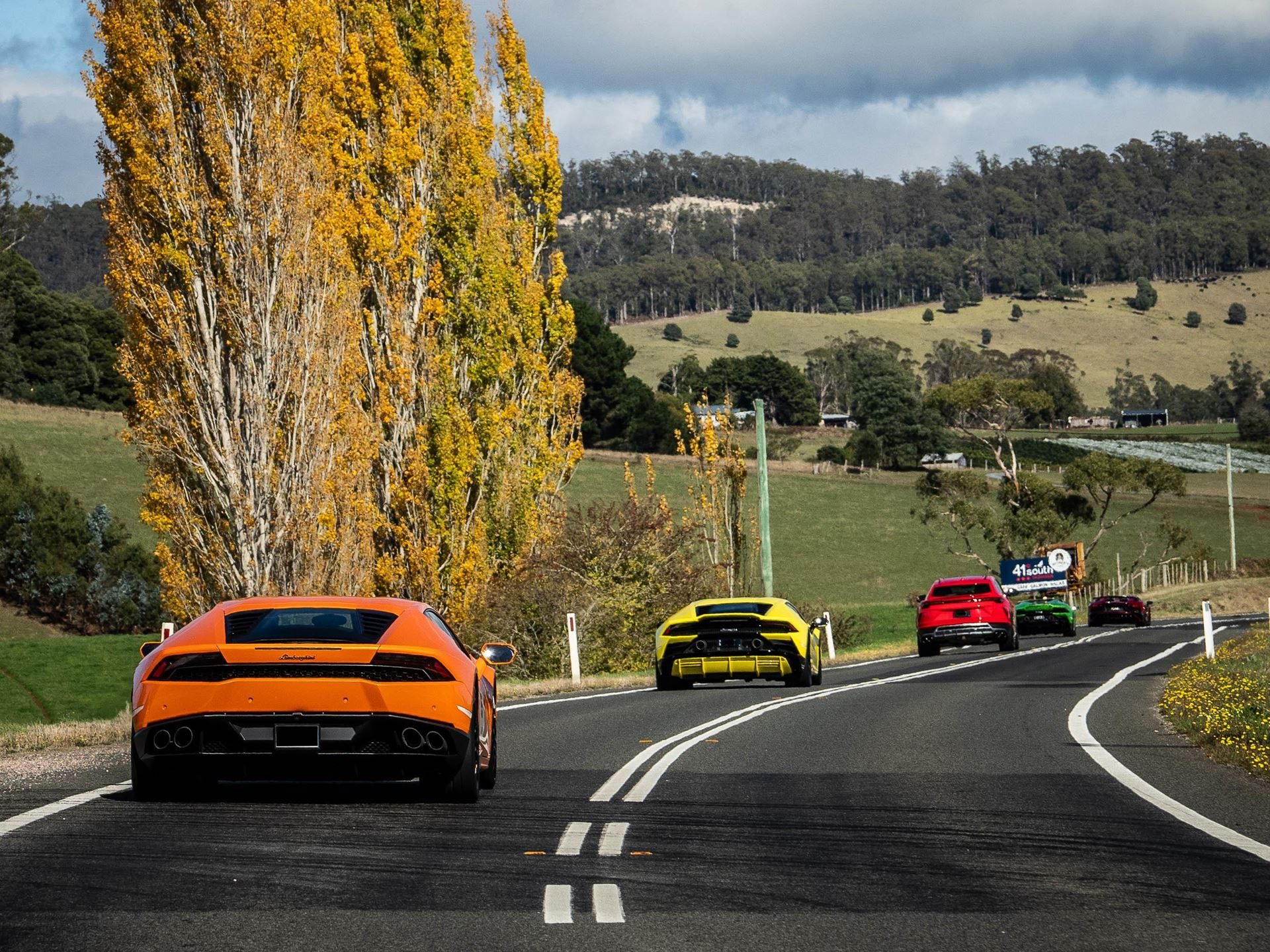 Lamborghini Took 40 Owners And 20 Supercars To Tasmania, And The Real Product Was The Trip Itself 19 Lamborghini esperienza giro oceania tasmania draft c7b78993 action 009
