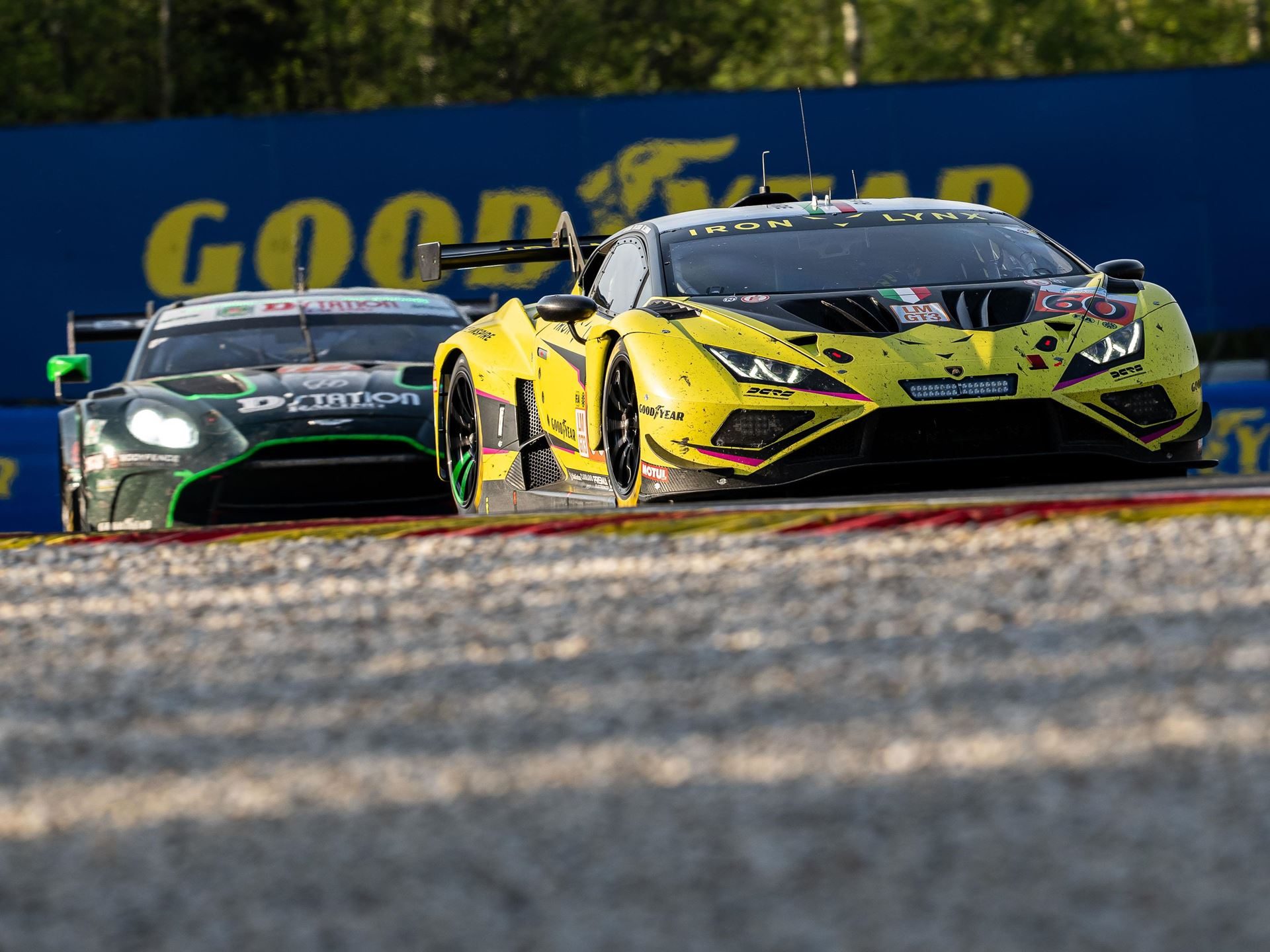 Lamborghini'S First Wec Podium Came With A 15-Place Climb And A Hypercar Heartbreak At Spa 3 The no. 60 lamborghini huracán gt3 evo2 racing closely ahead of a green aston martin vantage gt3 at spa