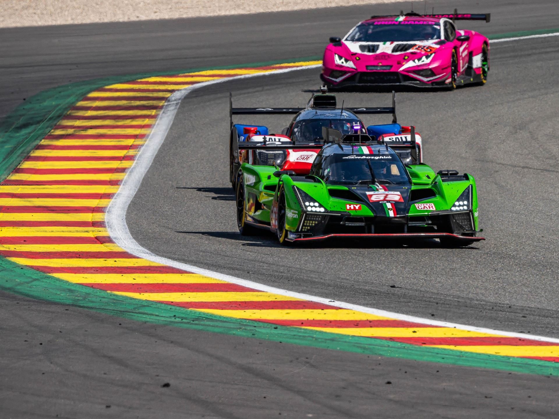 Lamborghini'S First Wec Podium Came With A 15-Place Climb And A Hypercar Heartbreak At Spa 19 Lamborghini first wec podium spa draft b51519bf action 009