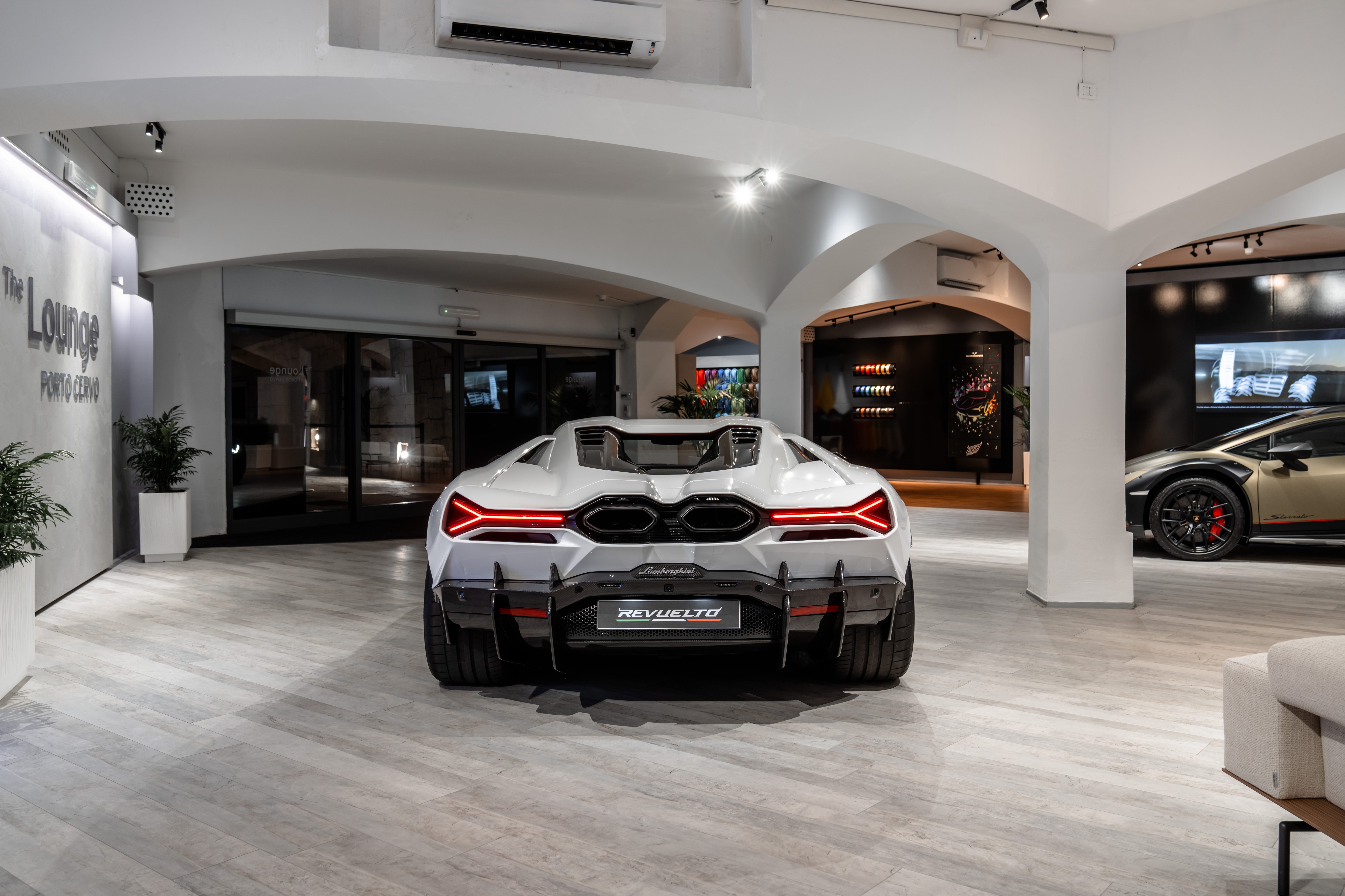 Inside Lamborghini'S Porto Cervo Lounge, Where The Revuelto Meets Its Future Owners 19 Lamborghini lounge porto cervo summer draft 6936dc4f exterior 009