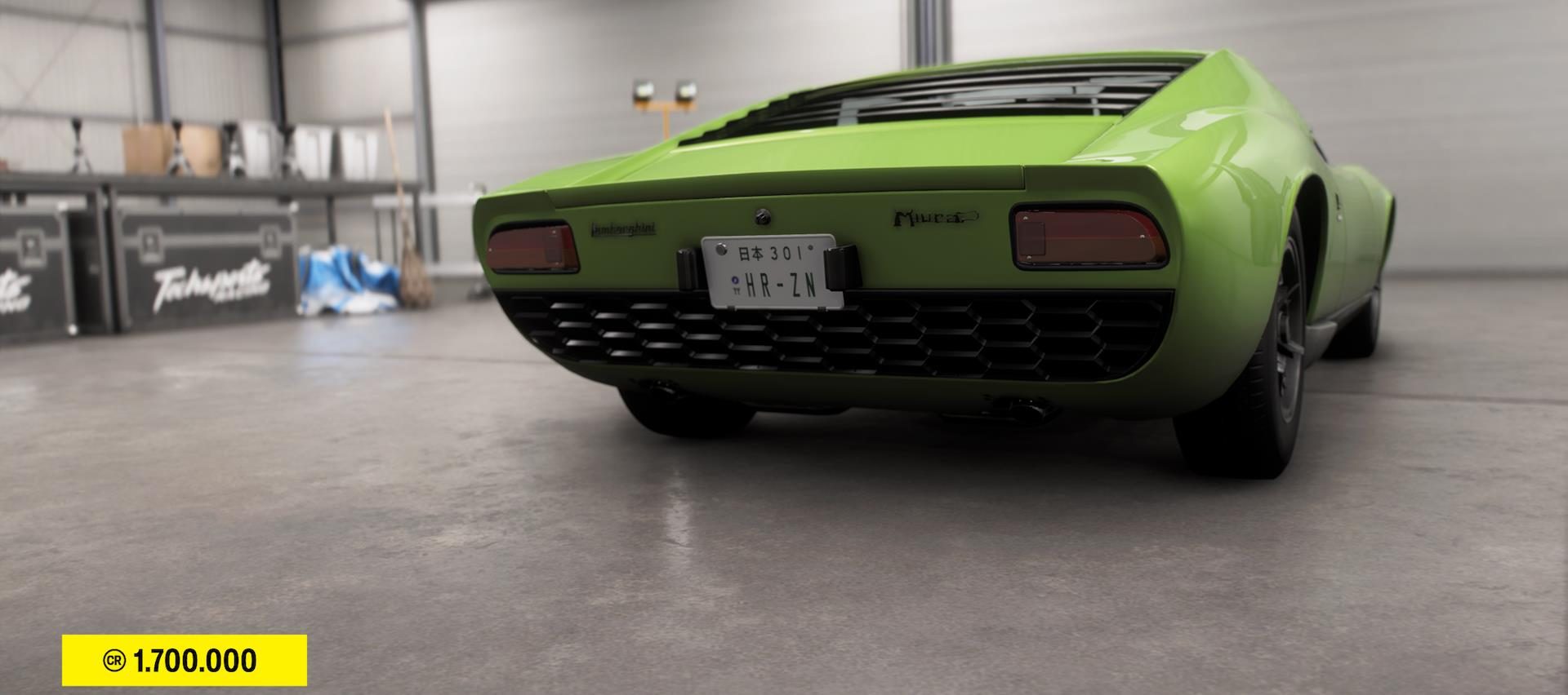 Lamborghini miura 60th anniversary gaming leg draft 2b6aebad exterior 014