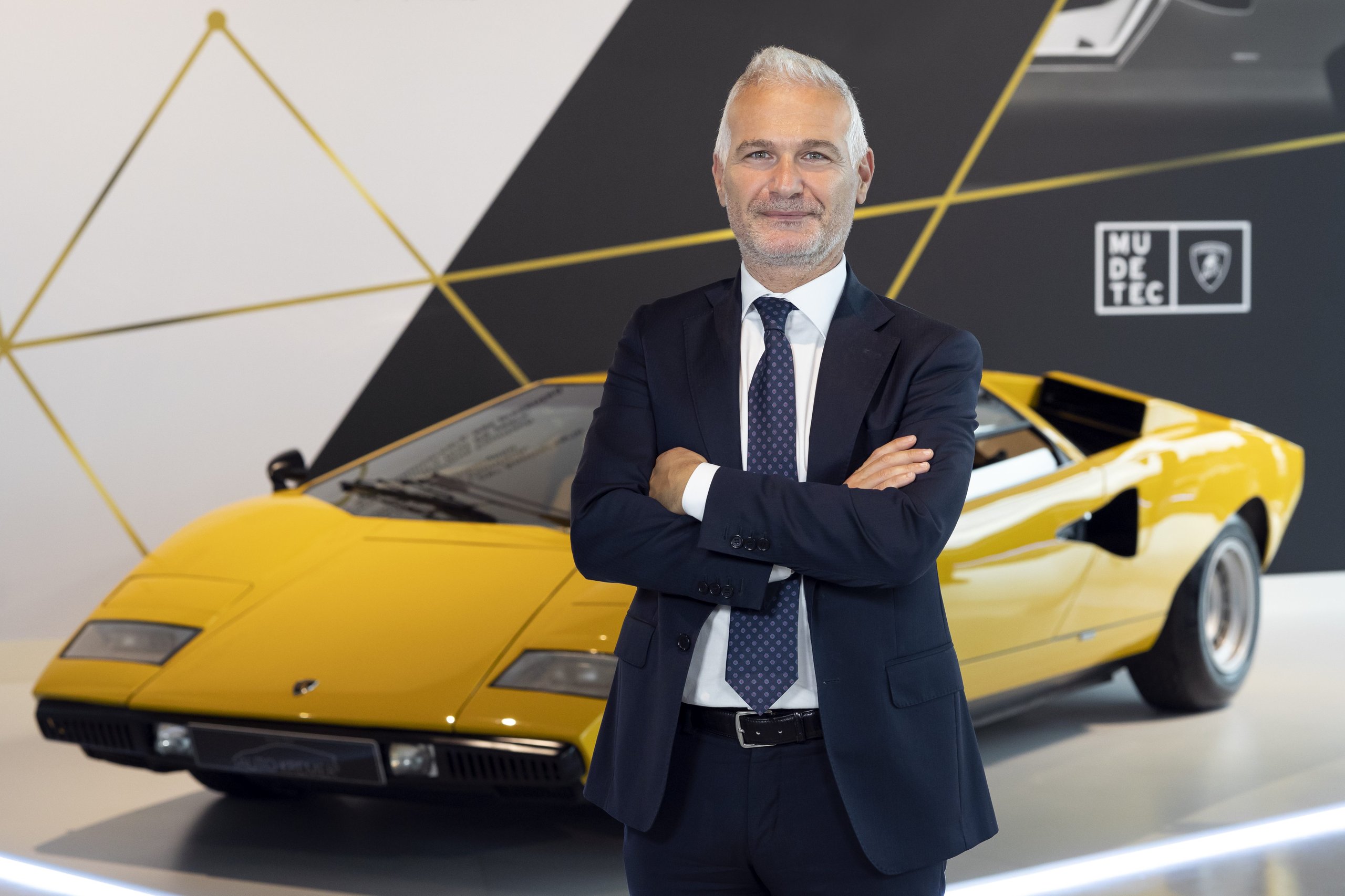 Lamborghini'S New Procurement And Marketing Chiefs Signal How The Brand Plans To Build And Sell Its Hybrid Future 3 Silvano michieli standing with arms crossed in front of a yellow lamborghini countach lp400