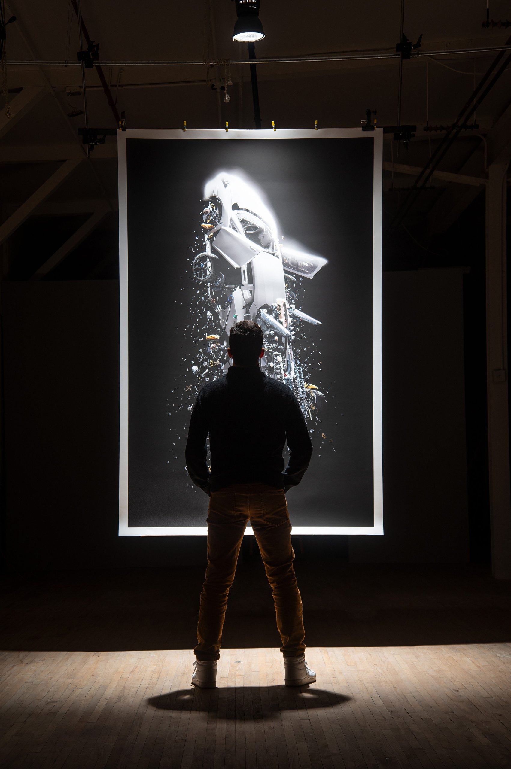 Lamborghini'S 'Space Time Memory' Nft Pairs Iss Carbon Fiber With 600-Million-Pixel Art Of An Exploding Ultimae 27 Lamborghini nft space time memory auction draft 74c3c704 event 013 scaled