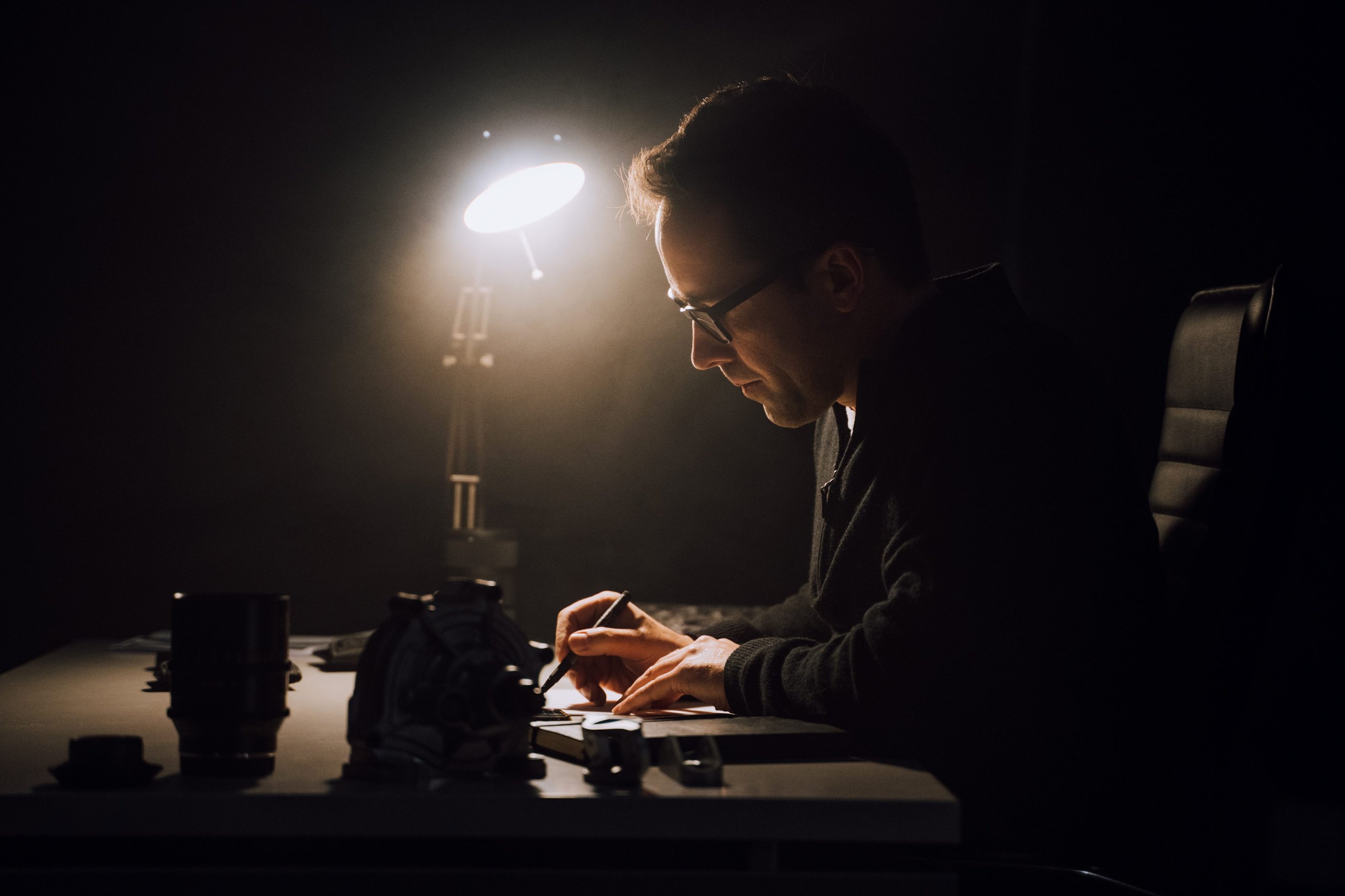 Lamborghini'S First Nft Sends Carbon Fiber To Space, Then Pairs It With Digital Art 5 Fabian oefner works intently at a desk under a task lamp surrounded by camera equipment