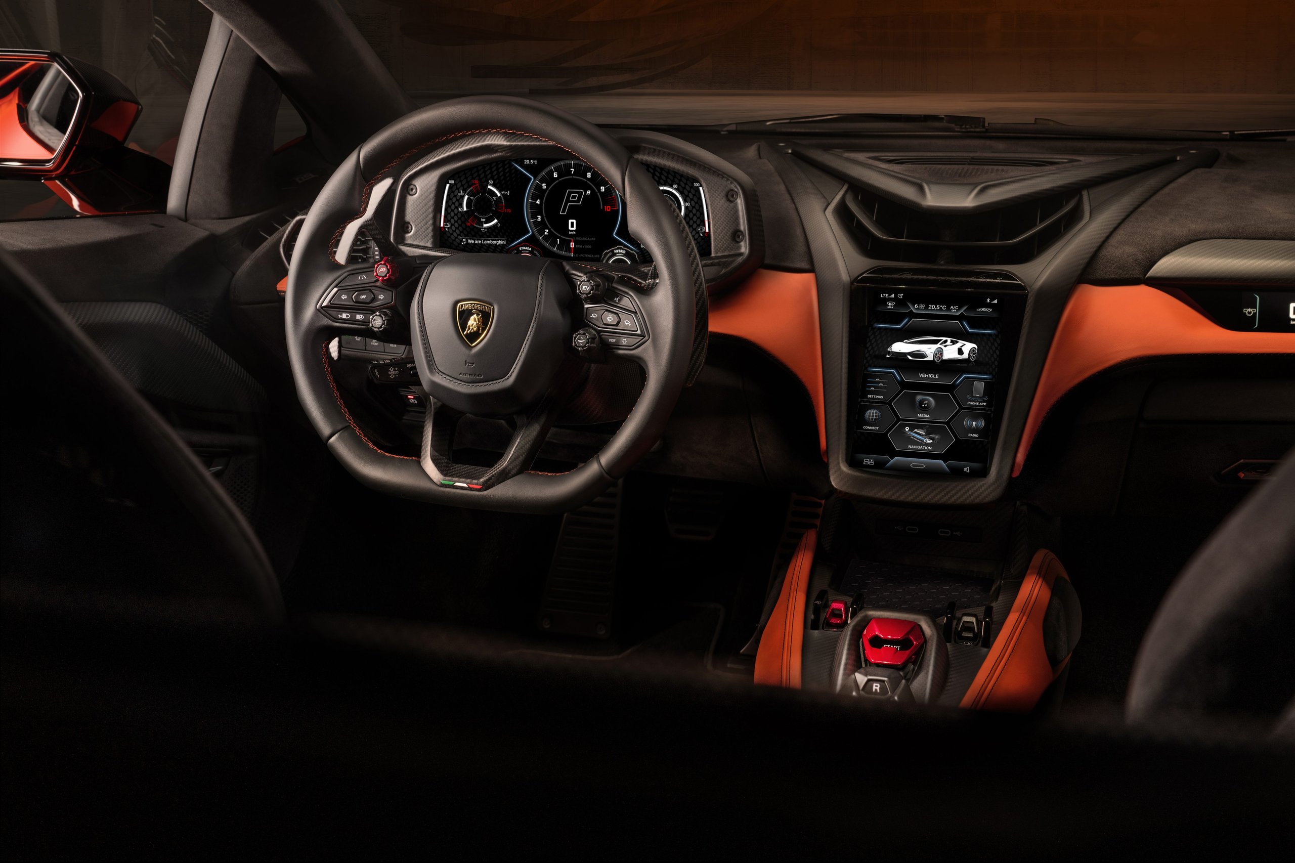Lamborghini Revuelto: How Three Electric Motors Saved The V12 From Extinction 17 Lamborghini revuelto v12 hybrid hpev draft 5e94eb1d interior 008 scaled