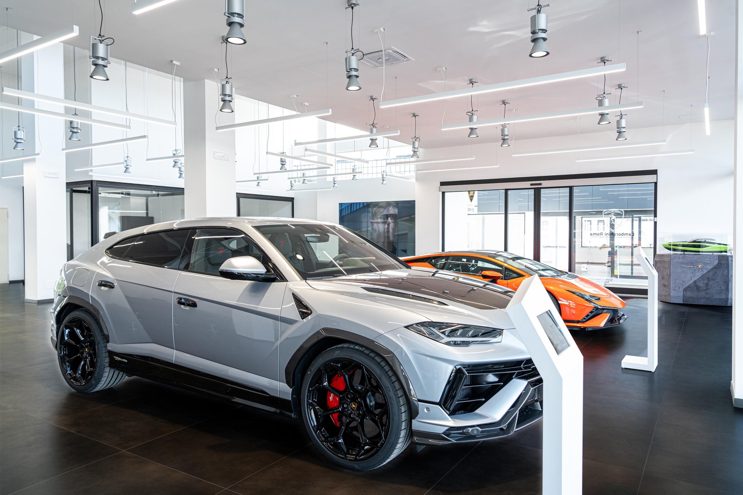 Lamborghini'S New Rome Flagship Pairs A Miura With The Revuelto To Sell Its Electrified Future 31 Lamborghini rome dealership ad personam draft 5dd2ad6b exterior 015 scaled