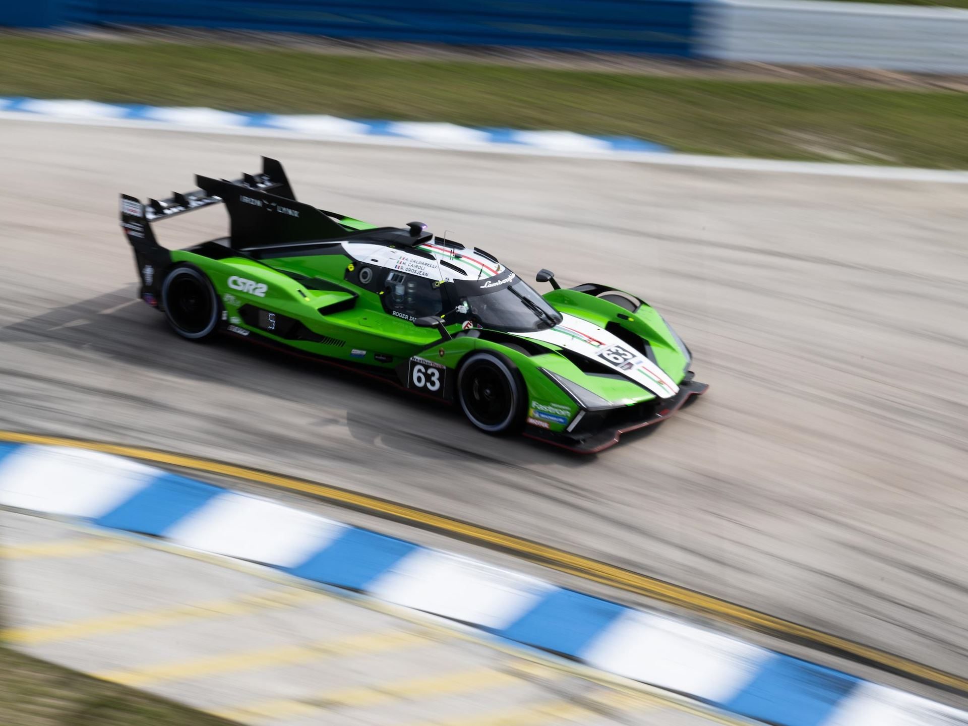 Lamborghini Sc63 Heads To Le Mans Carrying Points, Progress, And One Cracked Axle 15 Lamborghini sc63 le mans 2024 maiden season draft c3b5a744 action 007