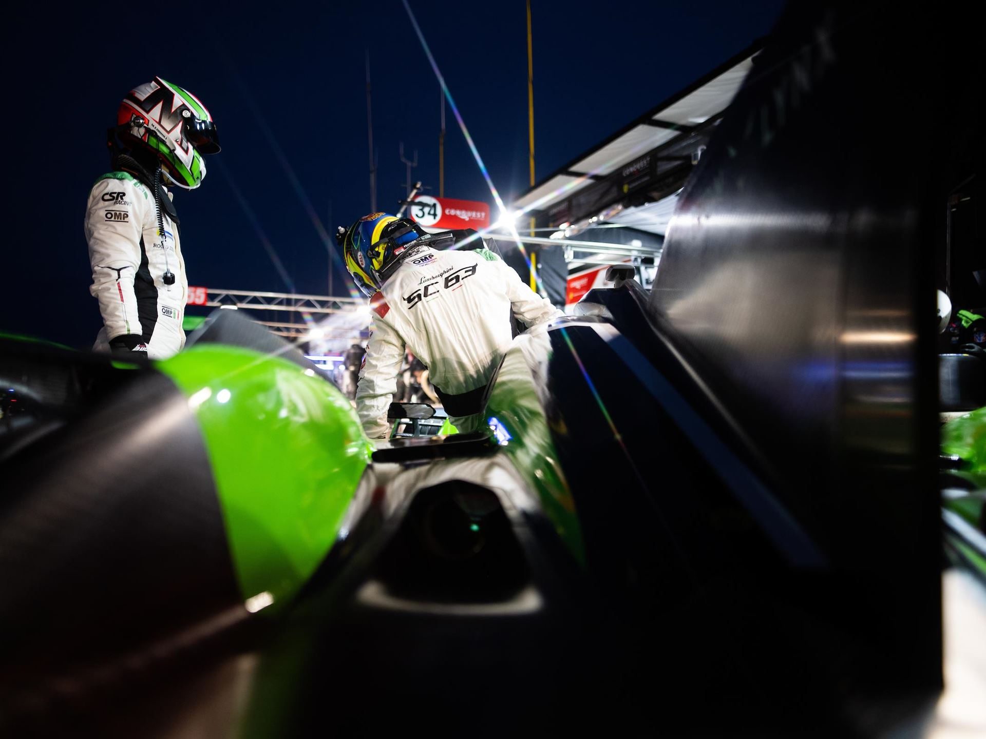 Lamborghini Sc63 Heads To Le Mans Carrying Points, Progress, And One Cracked Axle 21 Lamborghini sc63 le mans 2024 maiden season draft c3b5a744 detail 010