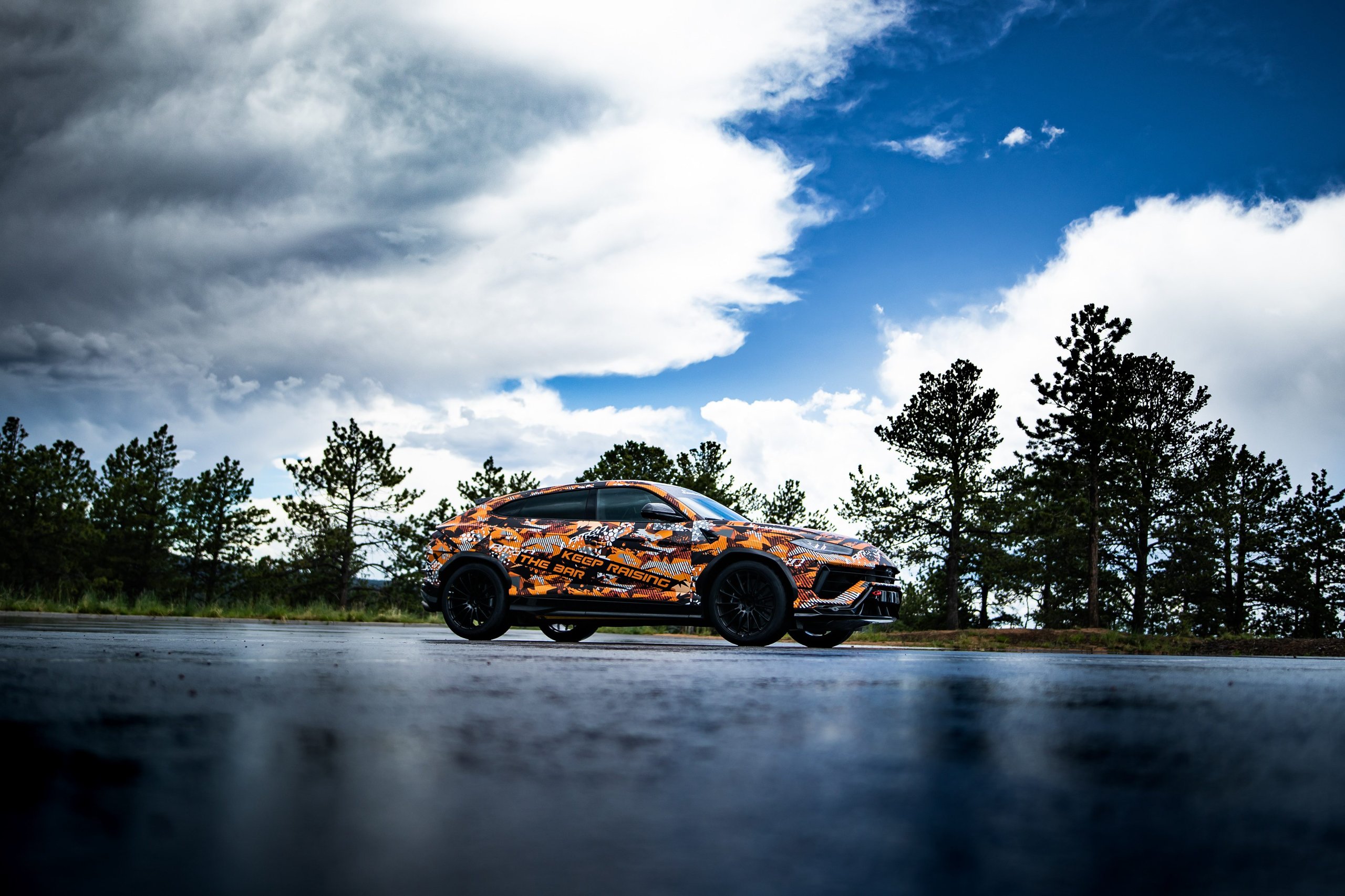 A Camouflaged Urus Just Demolished The Pikes Peak Suv Record By 17 Seconds 27 Lamborghini urus pikes peak suv record draft 0aa3bded exterior 013 scaled