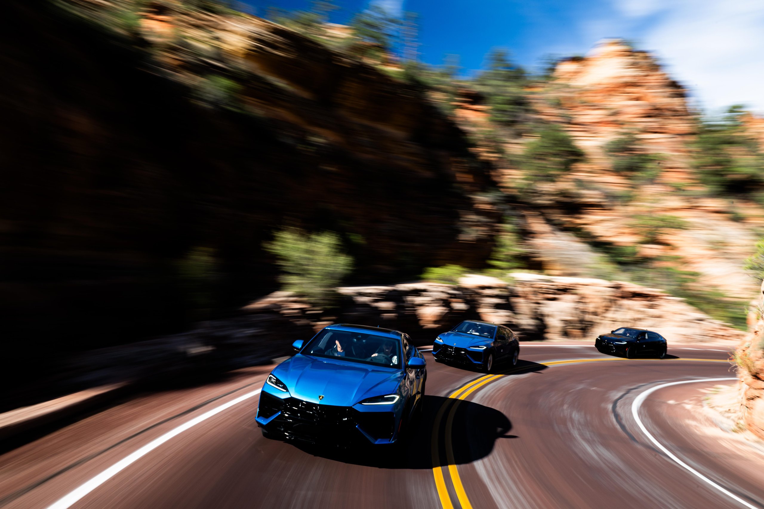 Lamborghini Sent A Convoy Of Urus Ses Into Zion'S Desert. The Real Destination Was Brand Loyalty. 19 Lamborghini urus se esperienza avventura zion draft 6eae1e47 action 009 scaled