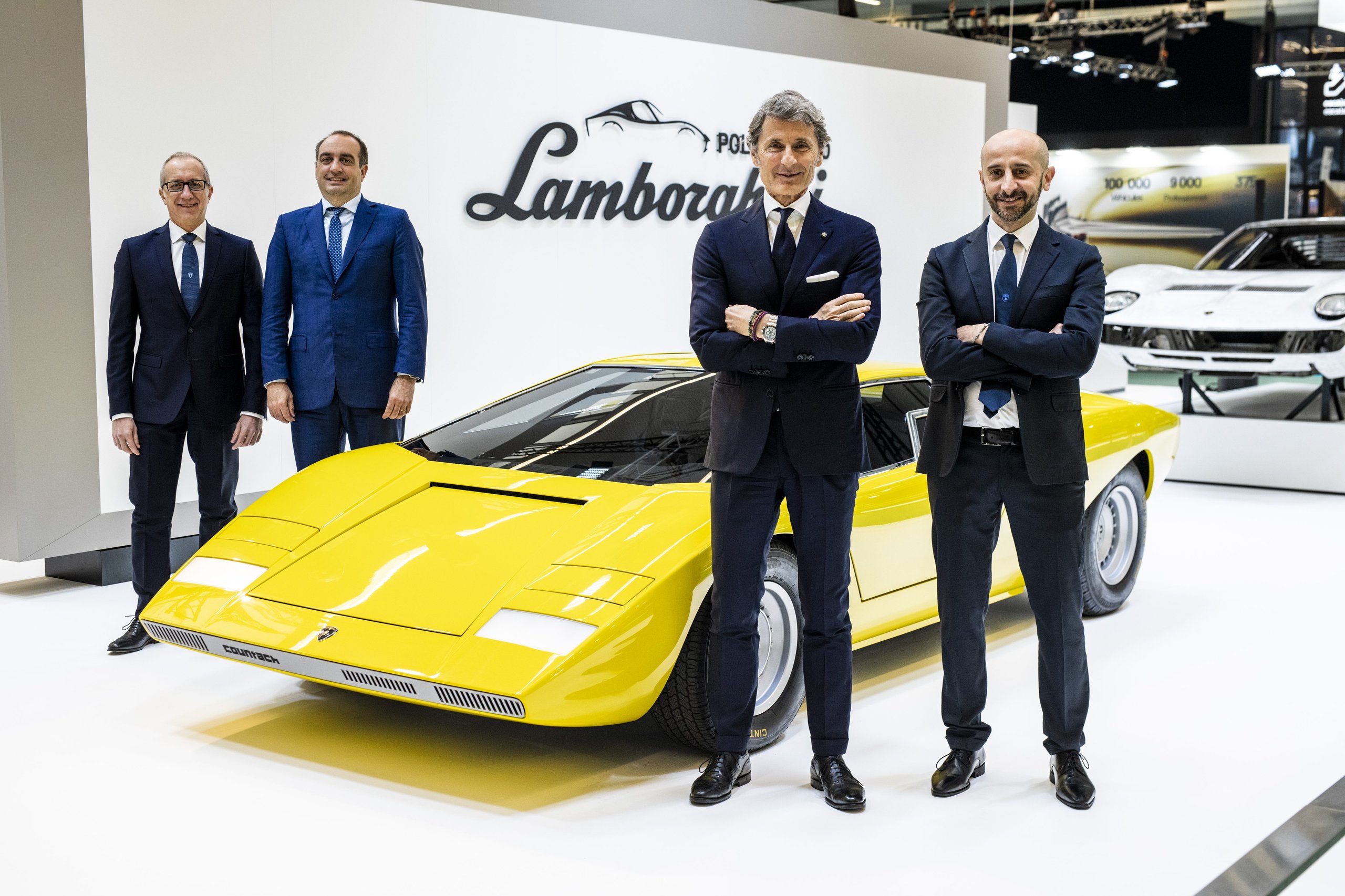 25,000 Hours To Build A Bridge: How Polo Storico'S Resurrected Countach Lp 500 Frames Lamborghini'S Hybrid V12 Future 15 Lamborghini v12 polo storico retromobile 2022 draft b736bbd0 event 007 scaled