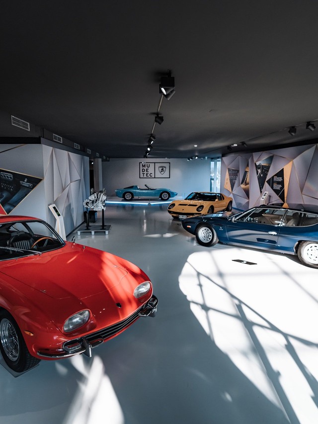 The 1968 Miura Roadster Returns to MUDETEC, Linking Five Decades to the Aventador Ultimae's Final Bow