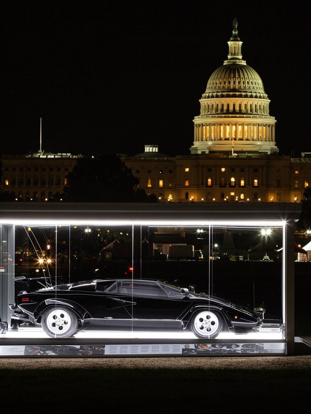 The 'Cannonball Run' Countach Now Sits on the National Mall, Officially One of America's Most Important Cars