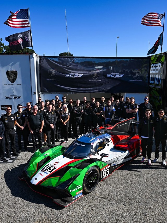 Lamborghini SC63 Signs Off IMSA GTP Campaign With Best-Ever Fourth at Petit Le Mans