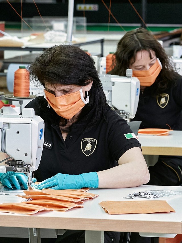 Lamborghini Turned Its Supercar Factory Into a Medical Supply Line
