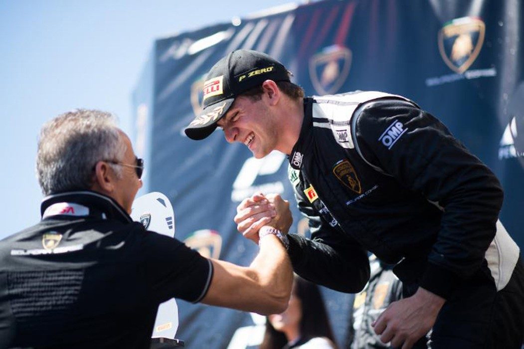 Versteeg'S Laguna Seca Sweep Kept The 2017 Super Trofeo North America Title Fight Alive 3 Austin versteeg shakes hands with a team official after sweeping the lamborghini super trofeo north america weekend at laguna seca in september 2017