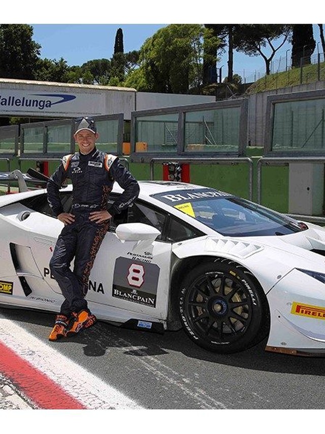 Casey Stoner Takes to the Track with Lamborghini Squadra Corse at Vallelunga